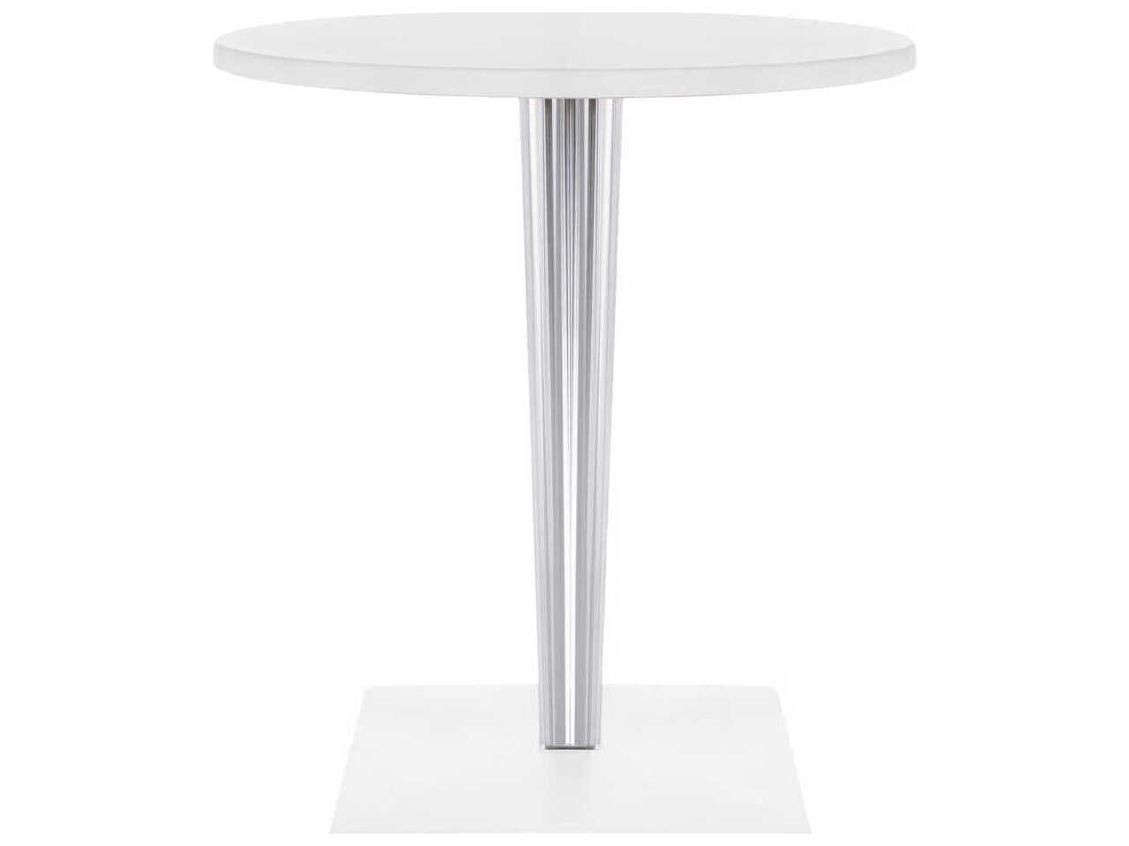 Toptop For Dr Yes Round Plastic White Dining Table