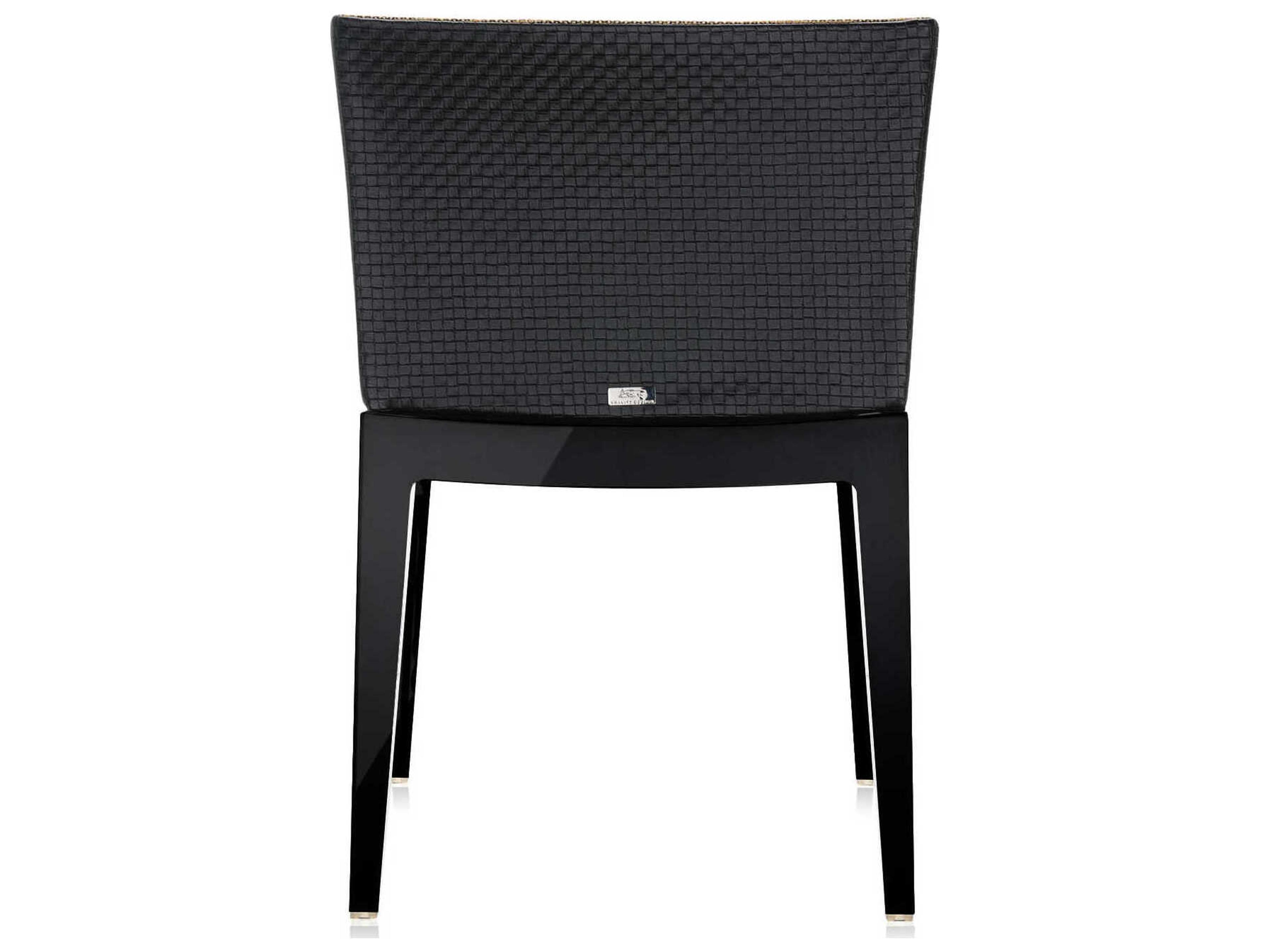 Kartell Mademoiselle Kravitz Black Upholstered Arm Dining Chair