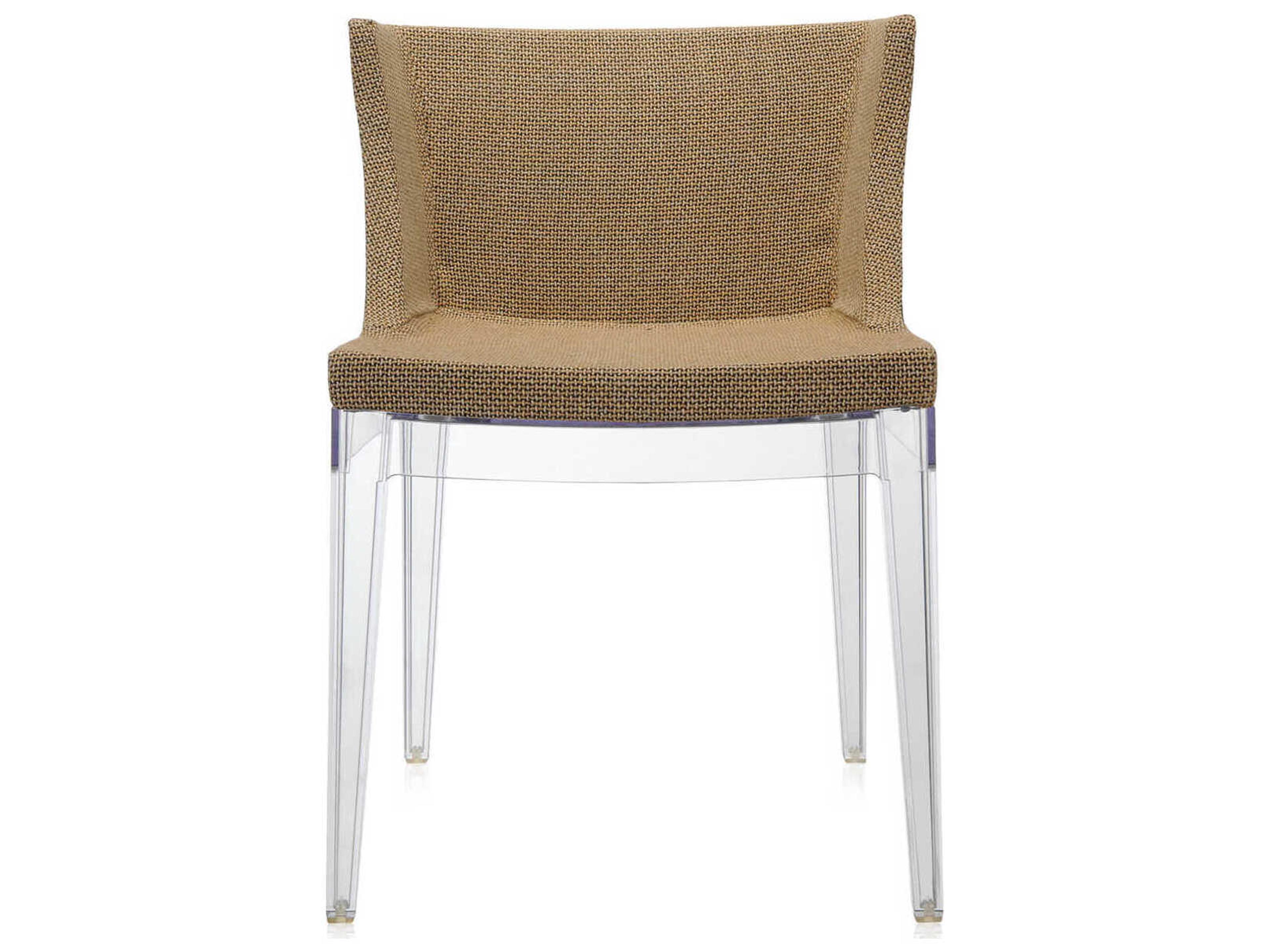 Kartell Mademoiselle Kravitz Brown Upholstered Arm Dining Chair