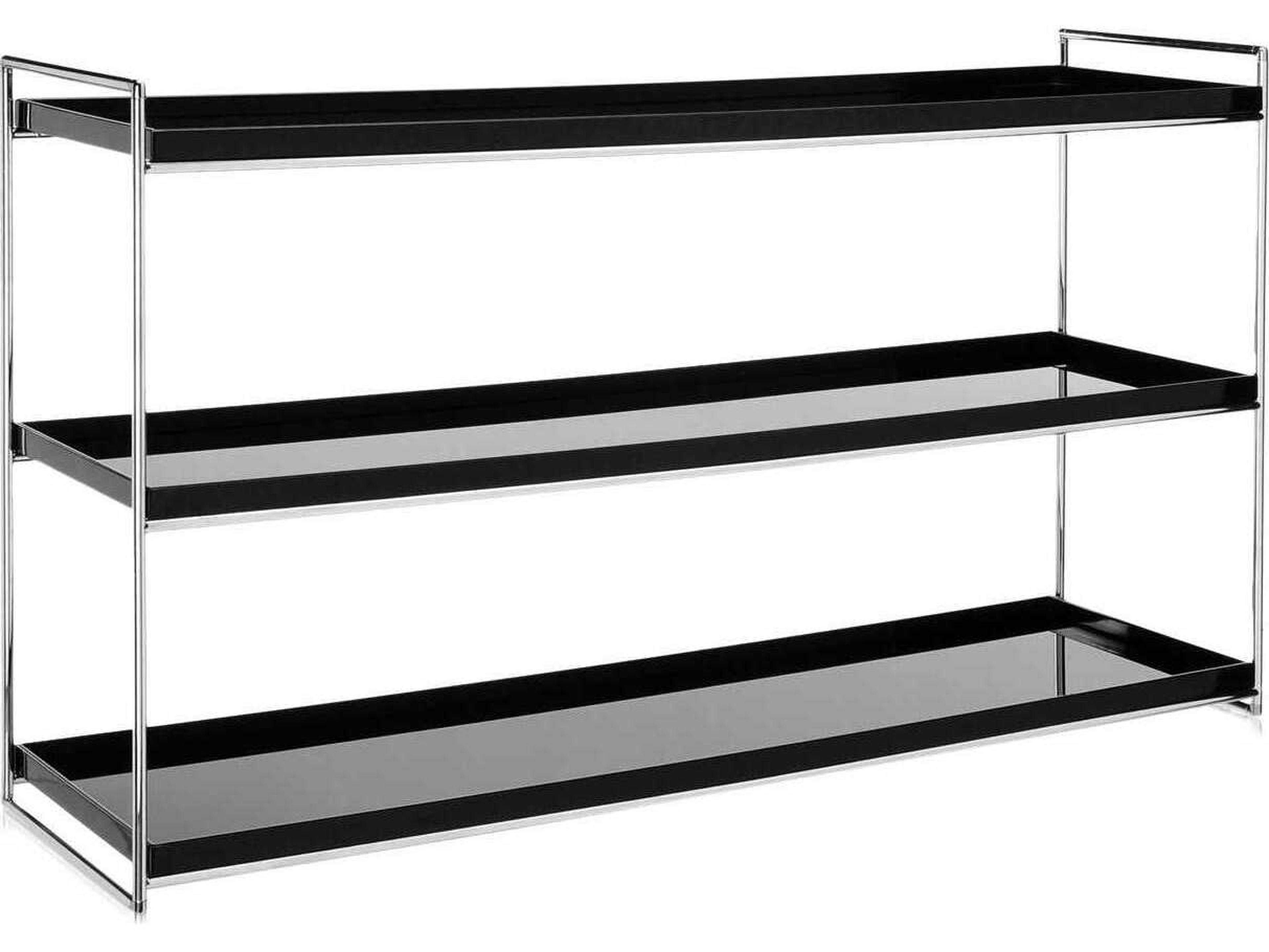 Kartell Trays Black Bookcase