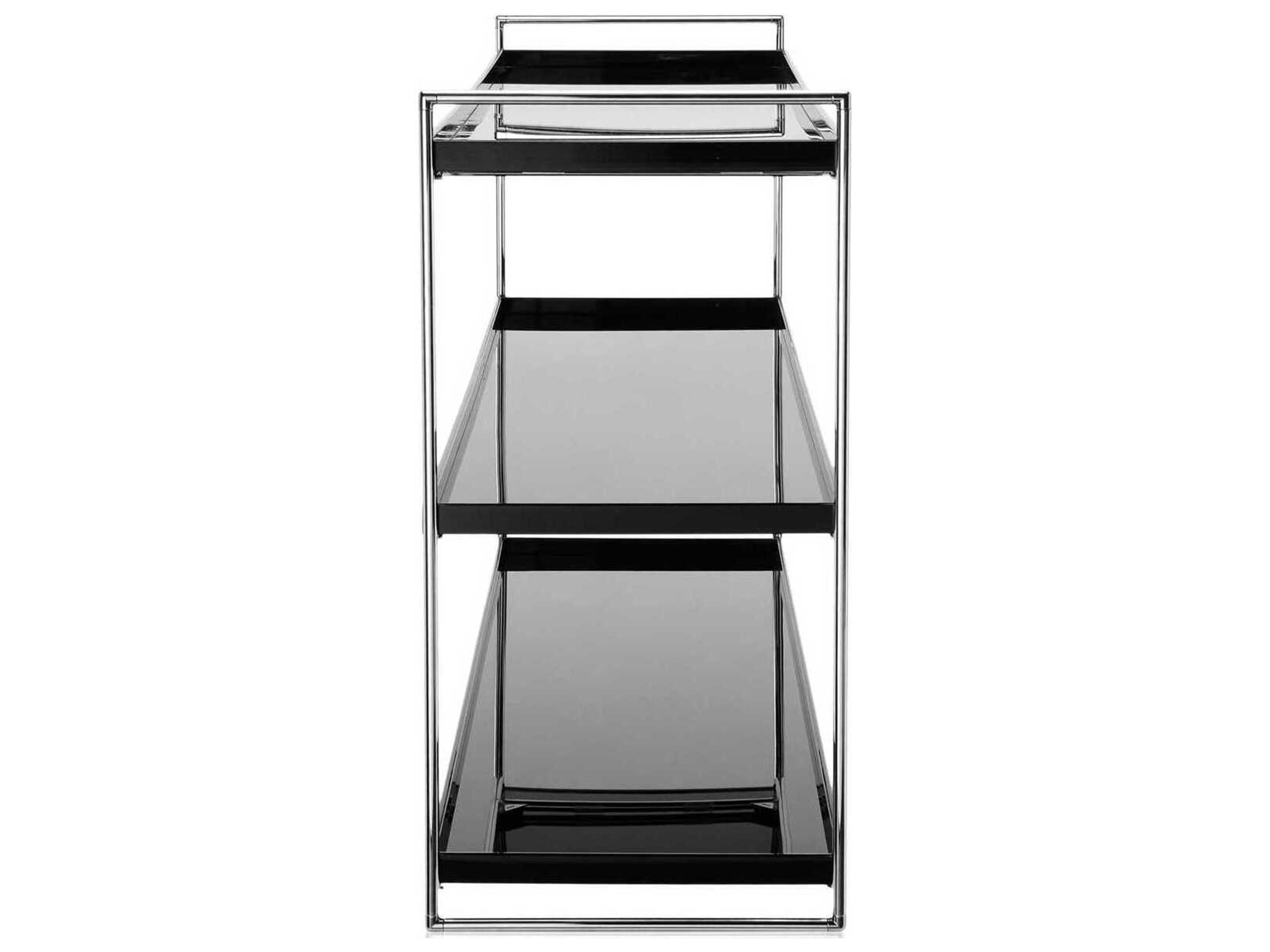 Kartell Trays Black Bookcase