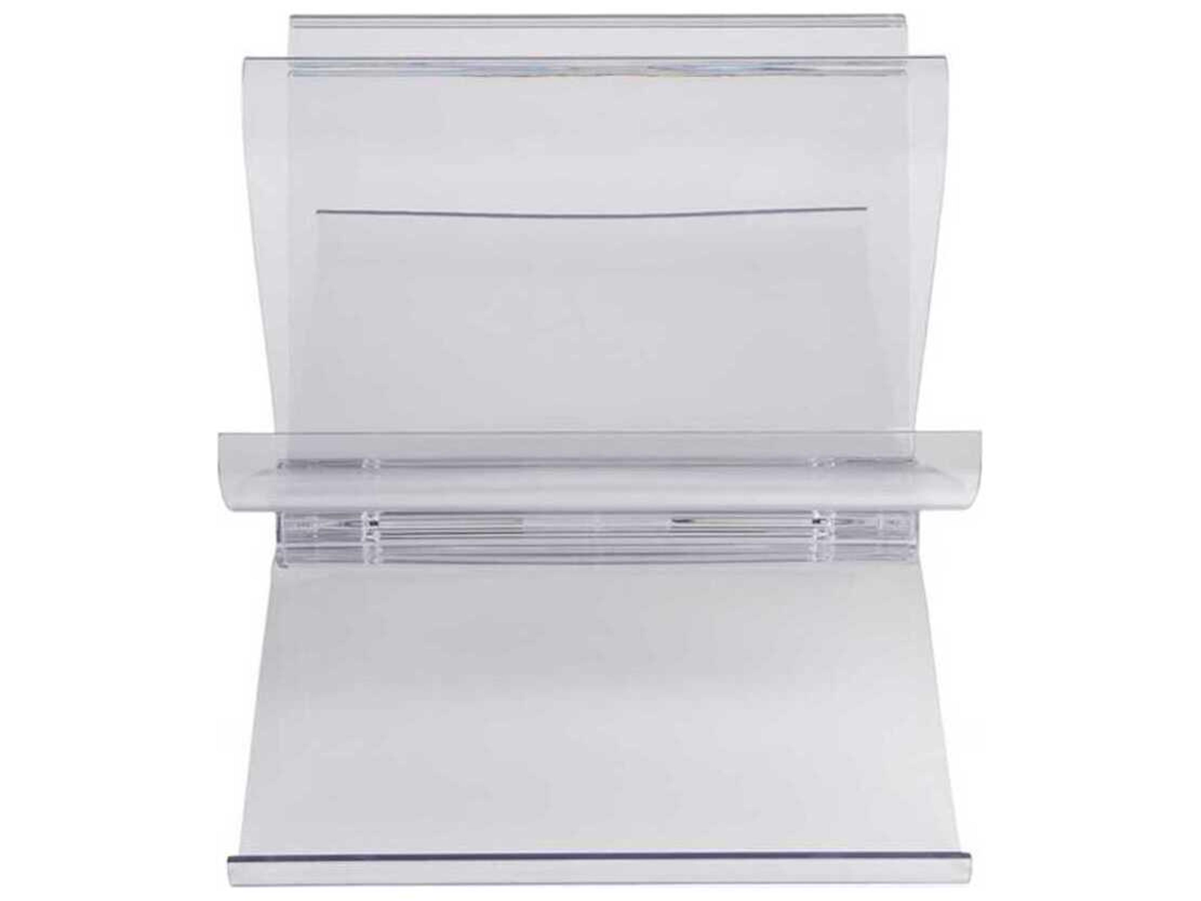 Kartell Front Page Crystal Magazine Rack