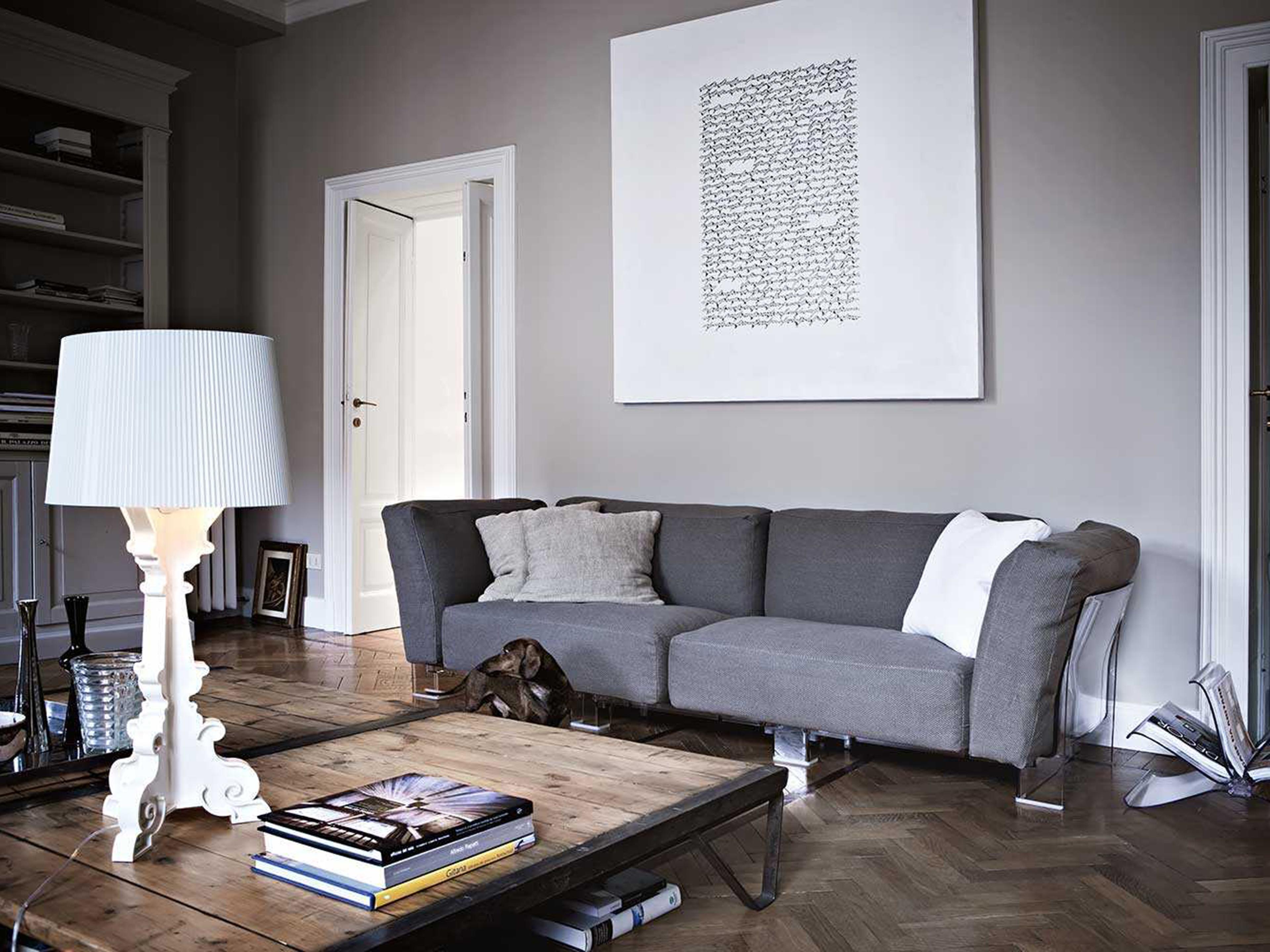 Kartell Front Page Crystal Magazine Rack