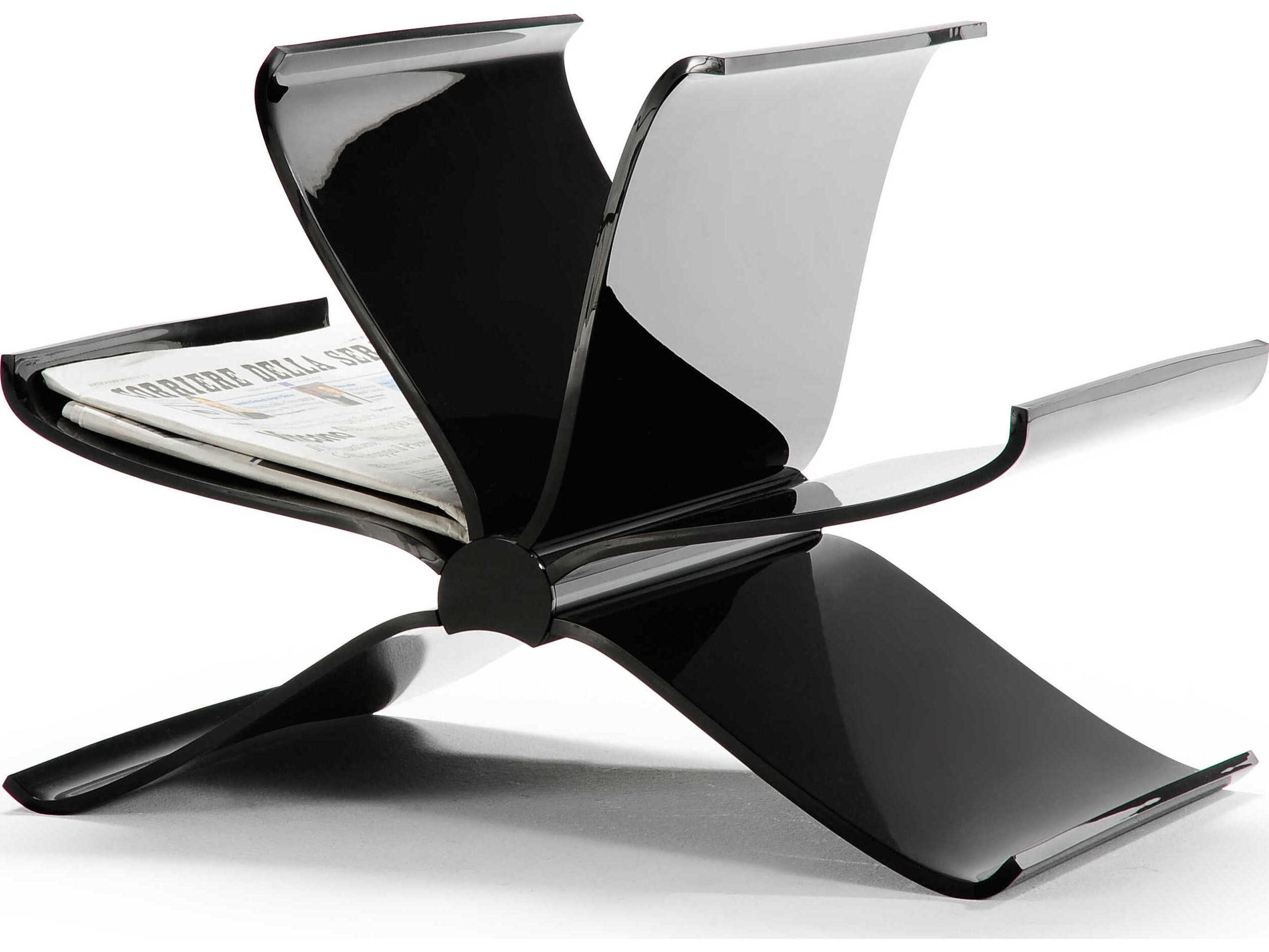 Kartell Front Page Black Magazine Rack