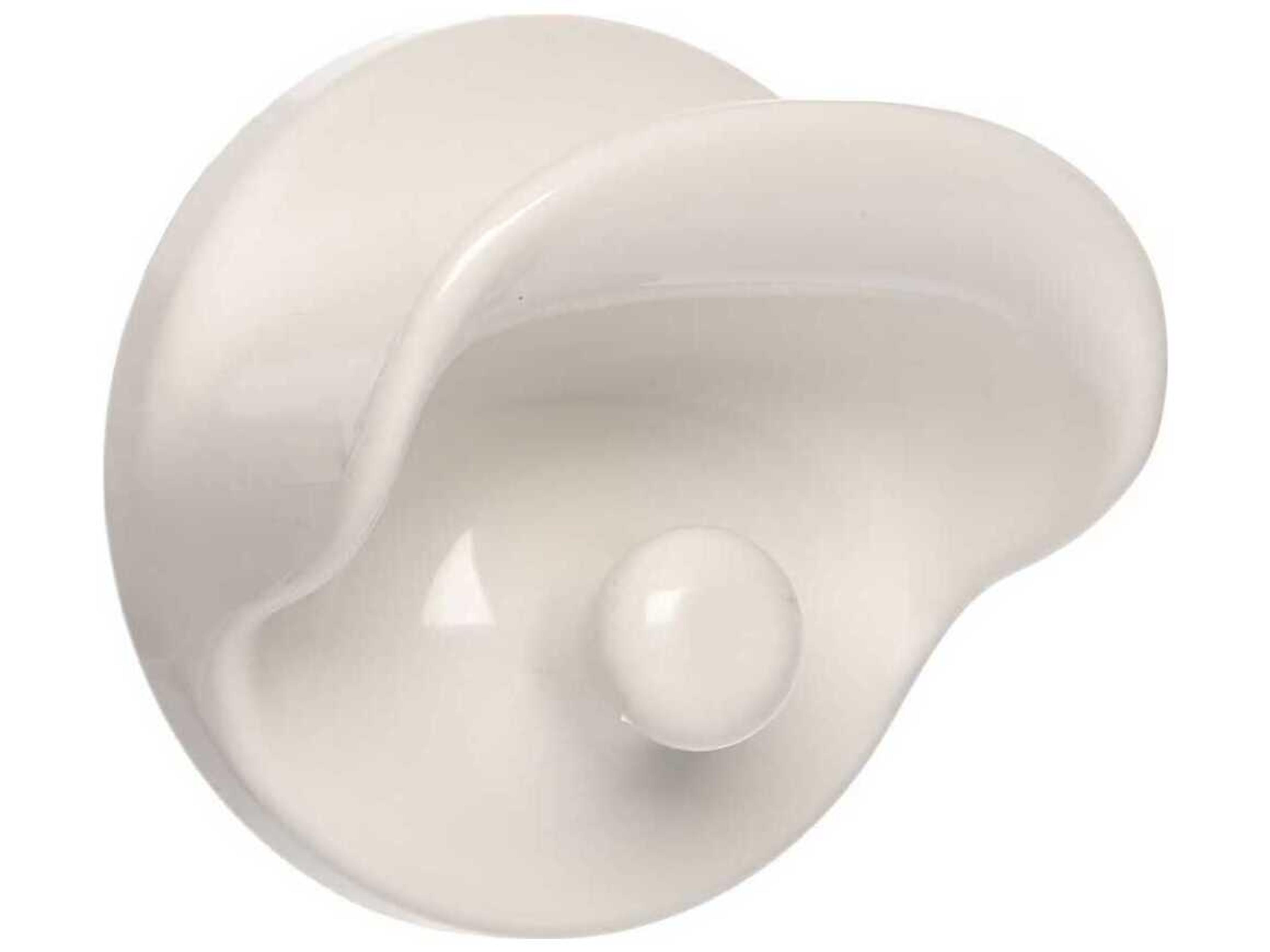 Kartell Wall White Clothing Hook  (Sold in 2)