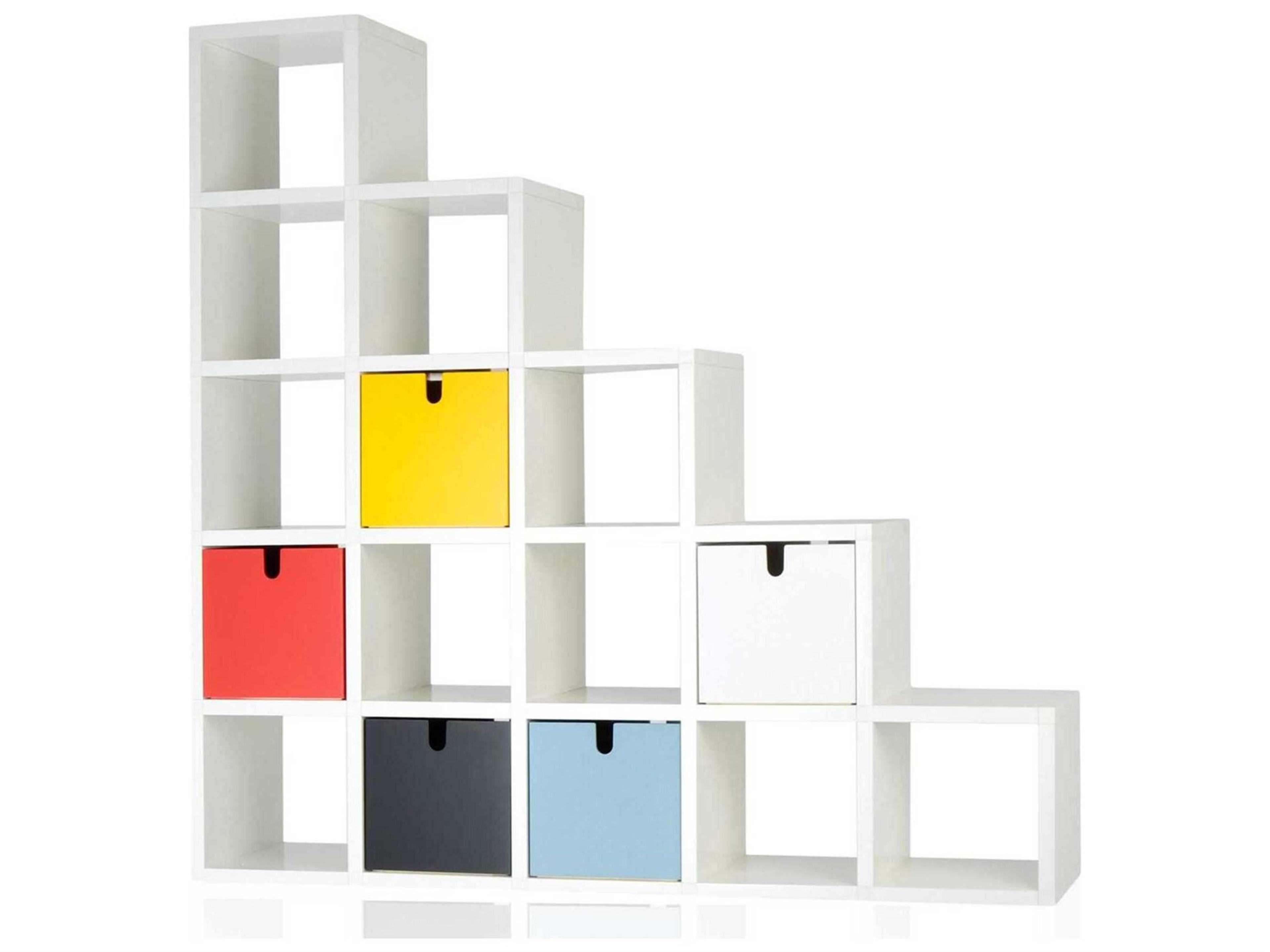 Polvara White Bookcase