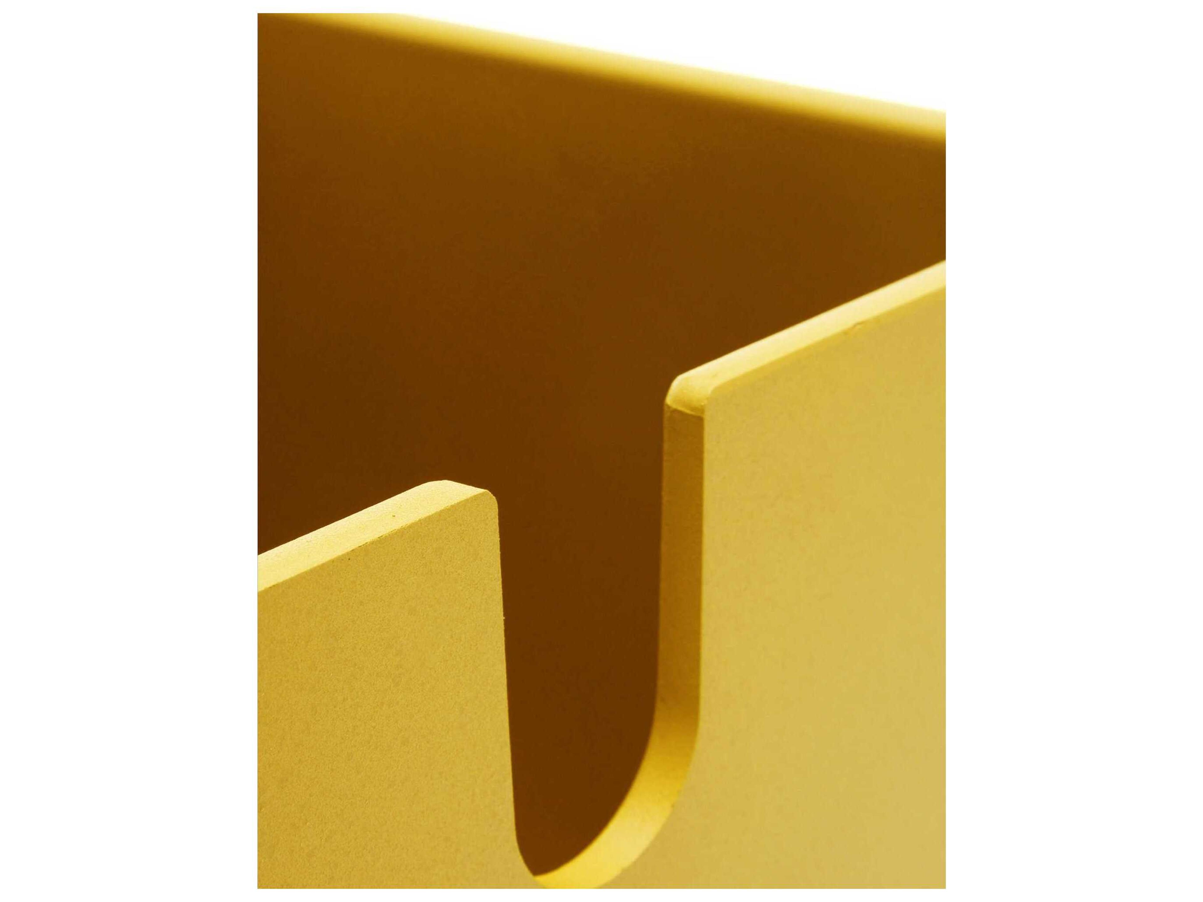 Kartell Polvara Yellow Modular Bookcase Stacking Cube