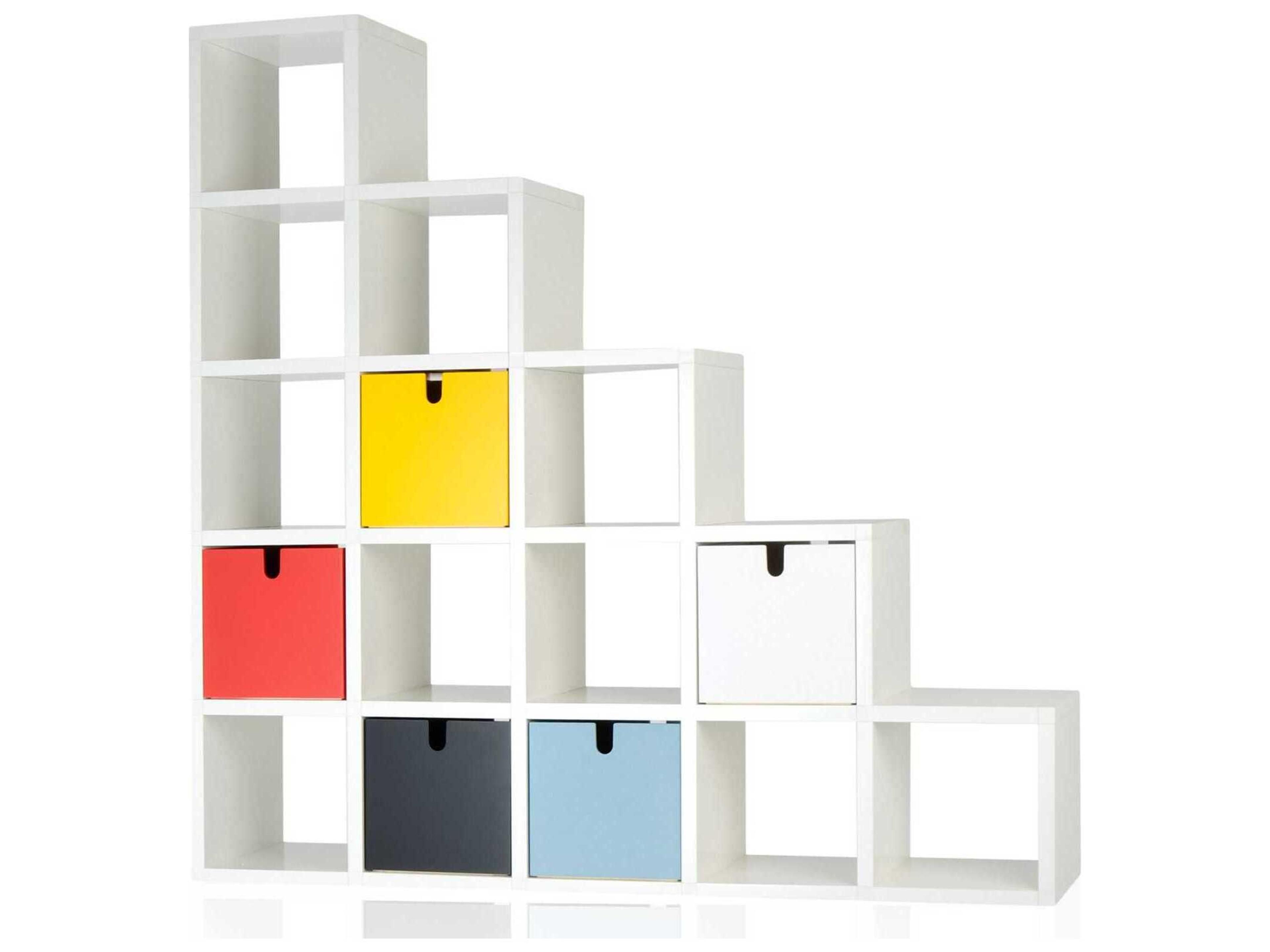 Kartell Polvara Light Blue Modular Bookcase Stacking Cube