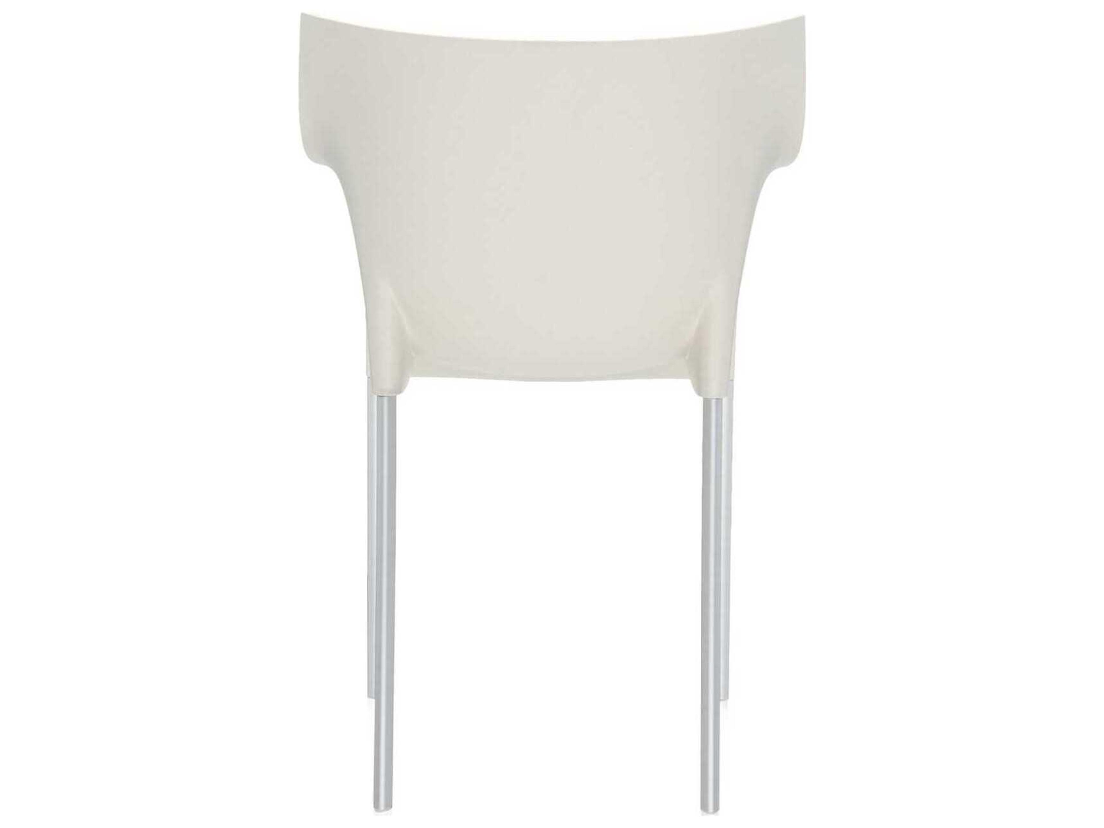 Kartell Dr No White Arm Dining Chair  (Sold in 2)