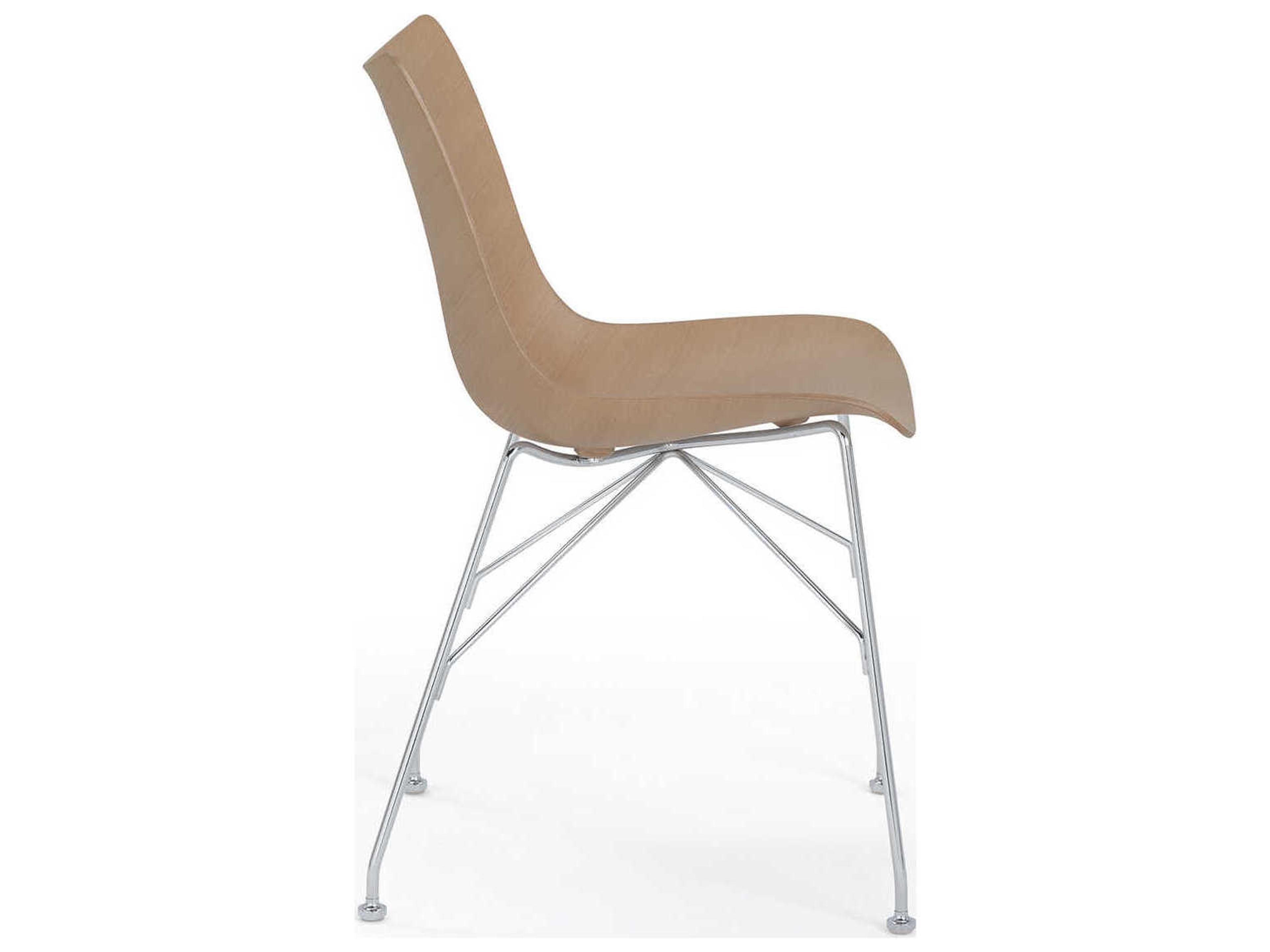 Kartell P-wood Brown Computer Office Chair