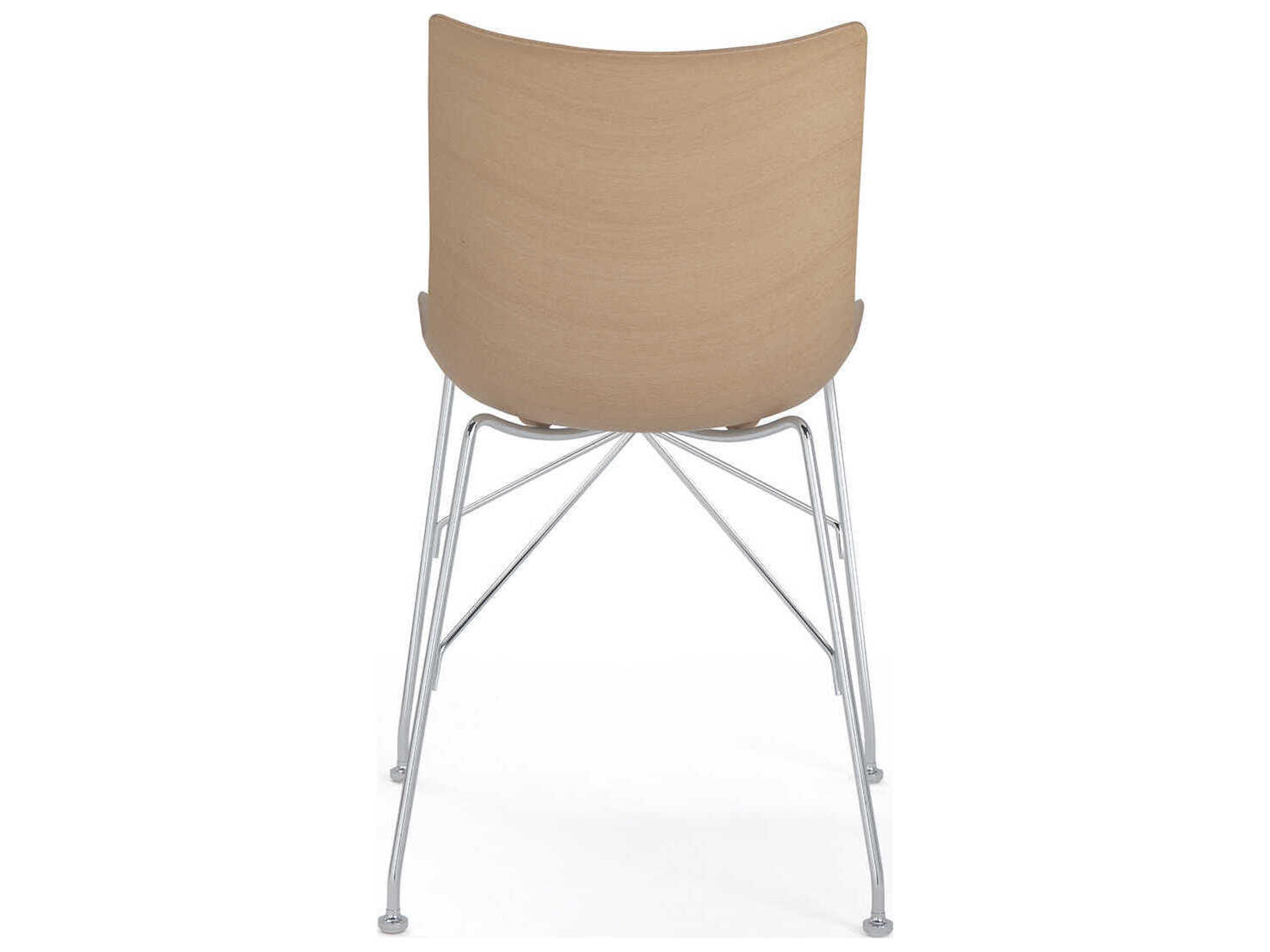 Kartell P-wood Brown Computer Office Chair