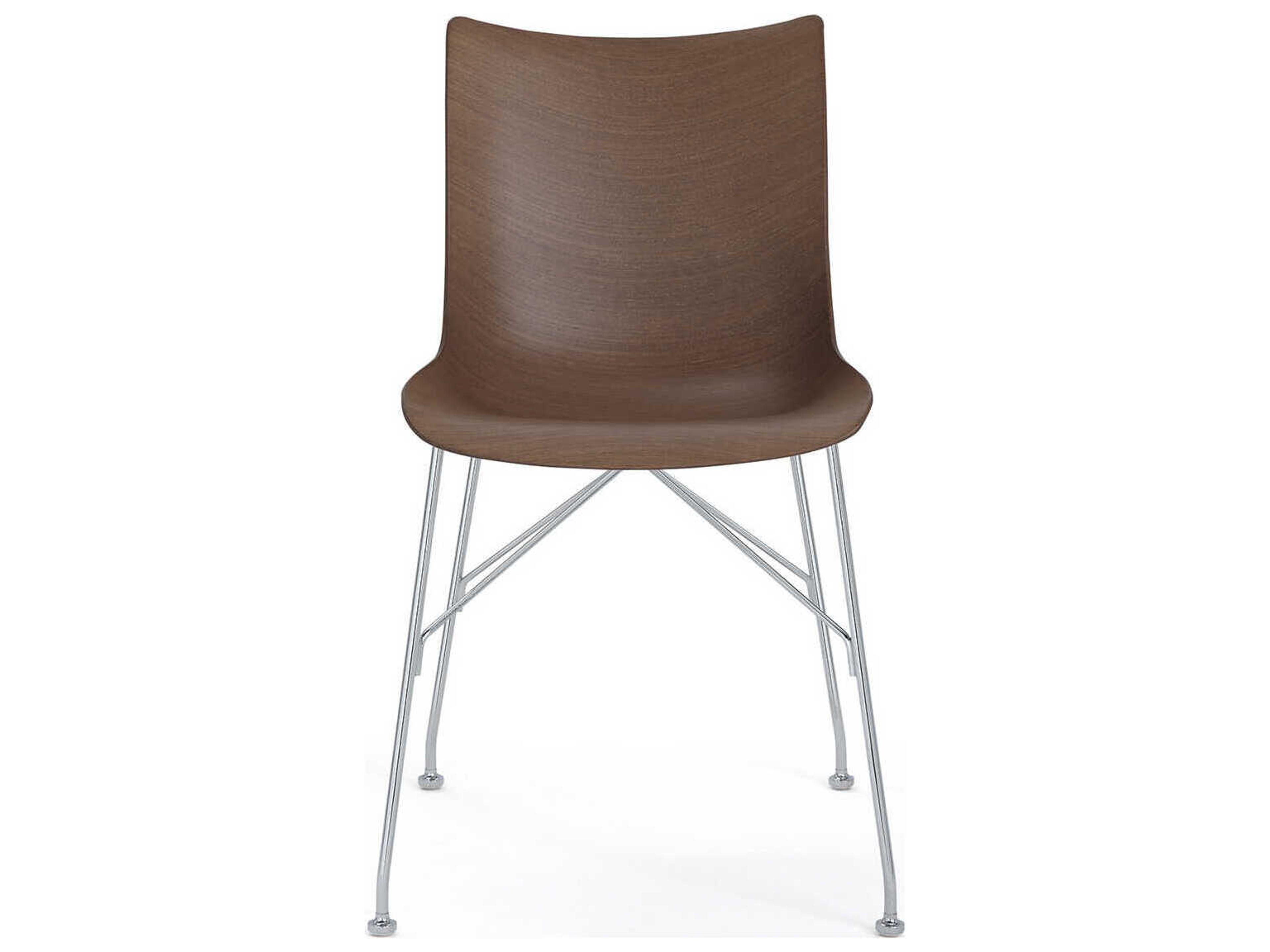Kartell P-wood Brown Wood Computer Office Chair