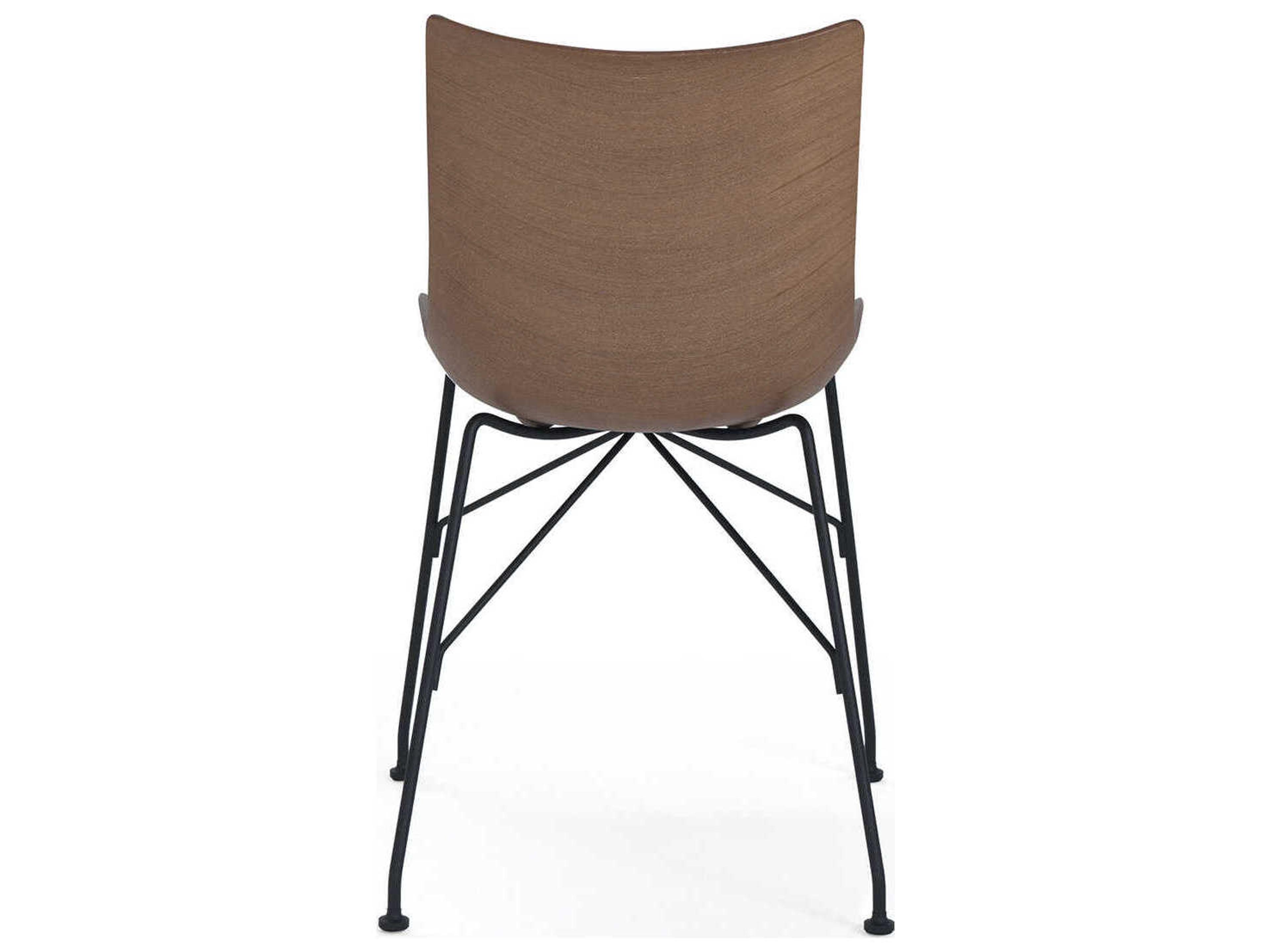 Kartell P-wood Brown Computer Office Chair