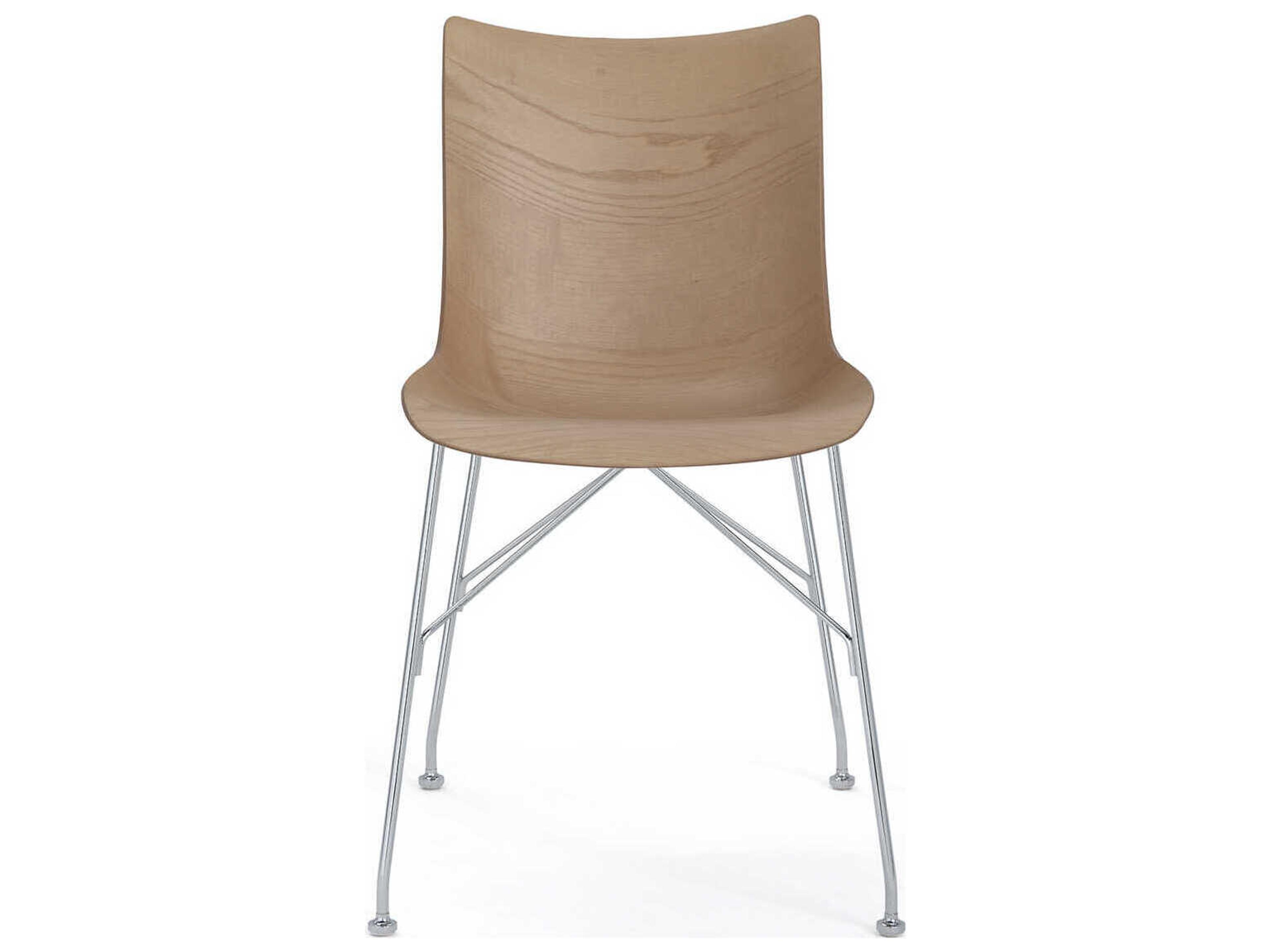 Kartell P-wood Brown Wood Computer Office Chair