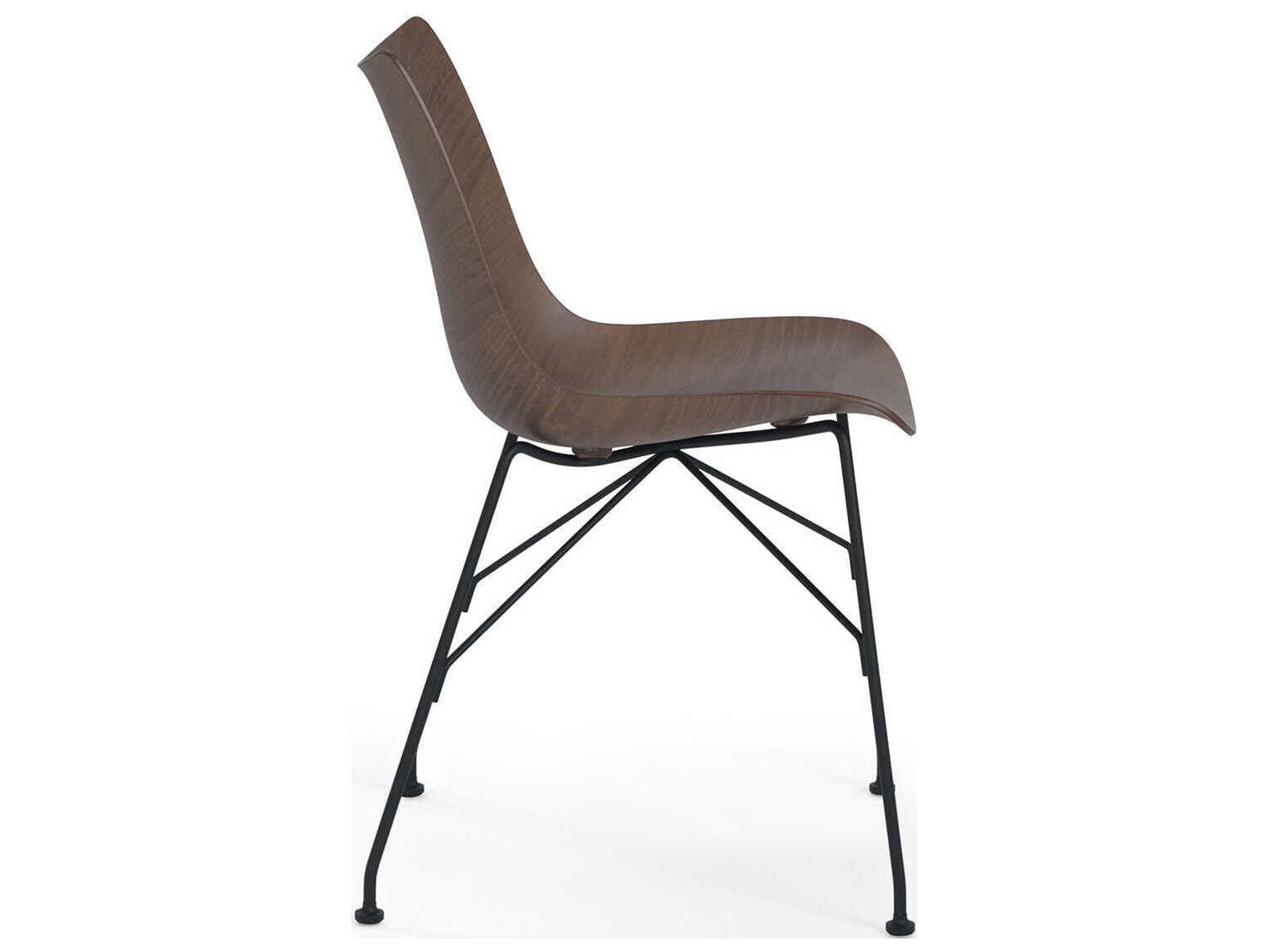 Kartell P-wood Brown Computer Office Chair