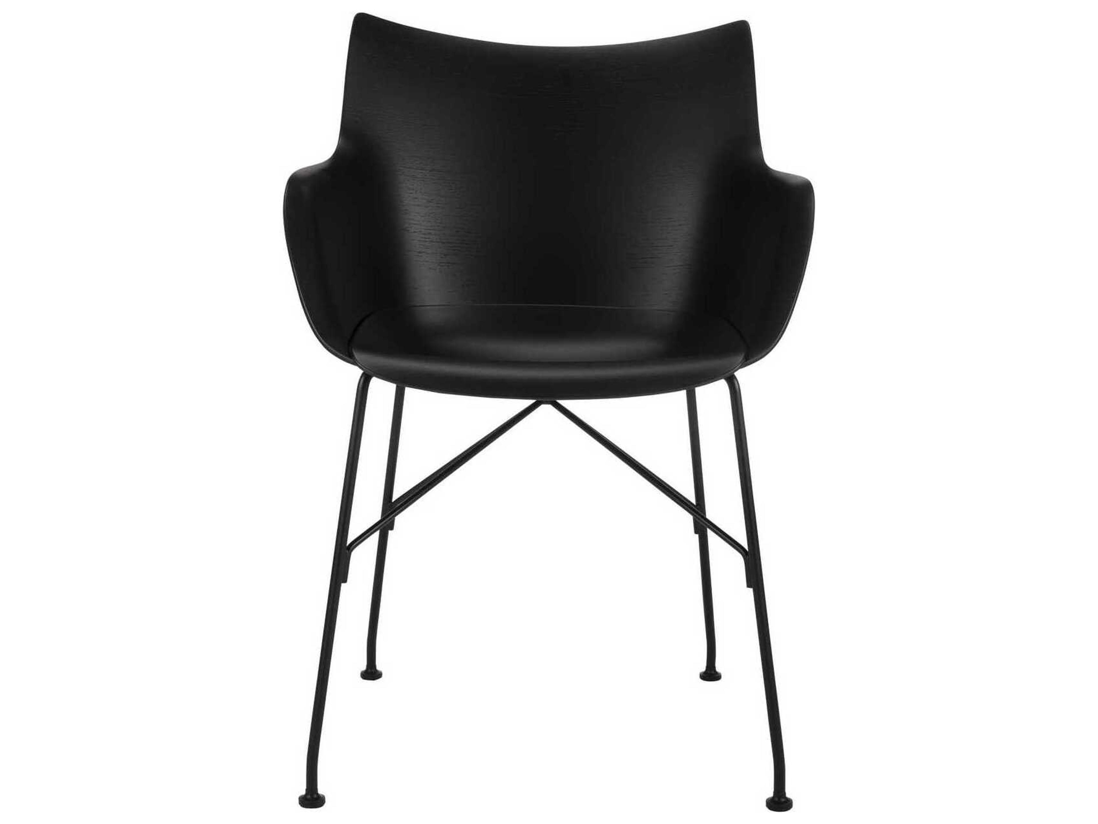 Kartell Q-wood Black Computer Office Chair