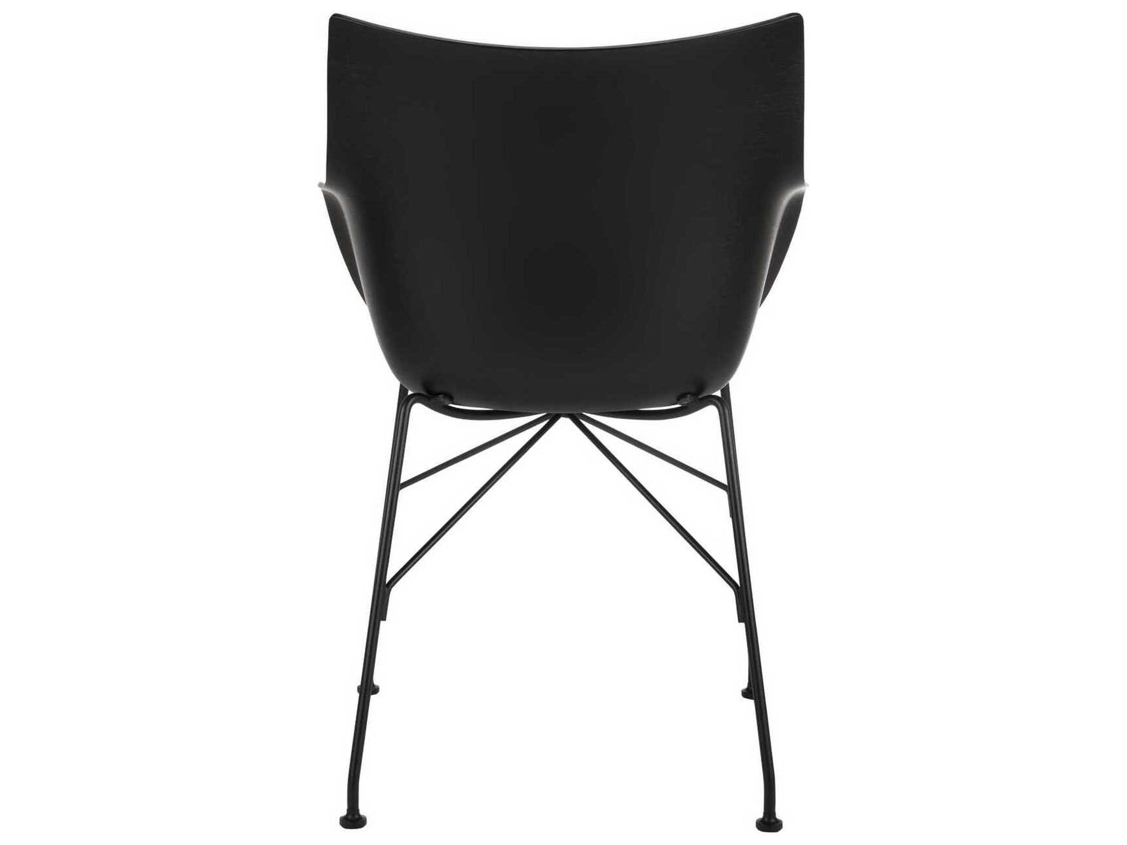 Kartell Q-wood Black Computer Office Chair