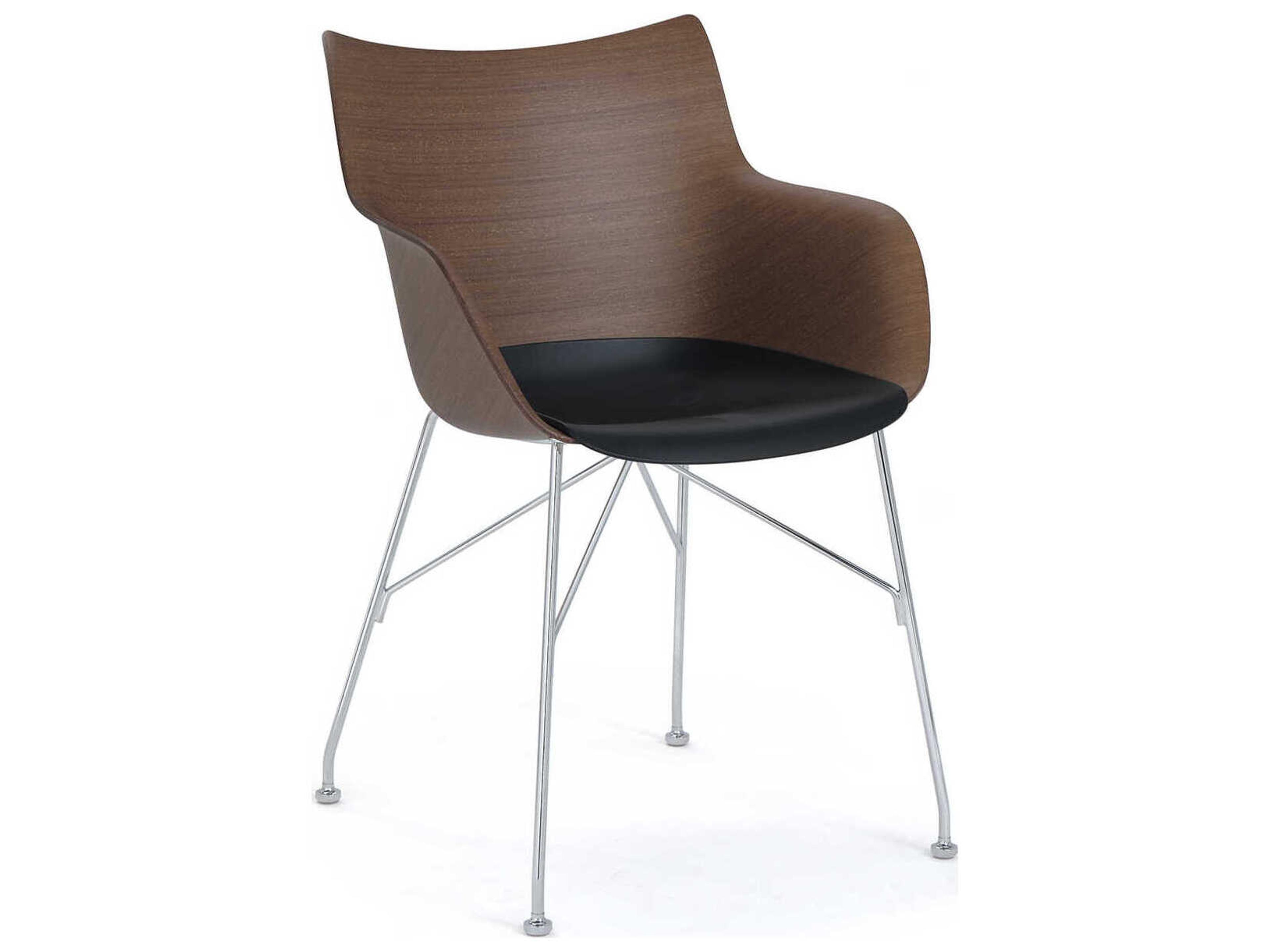 Q-wood Black Wood Computer Office Chair