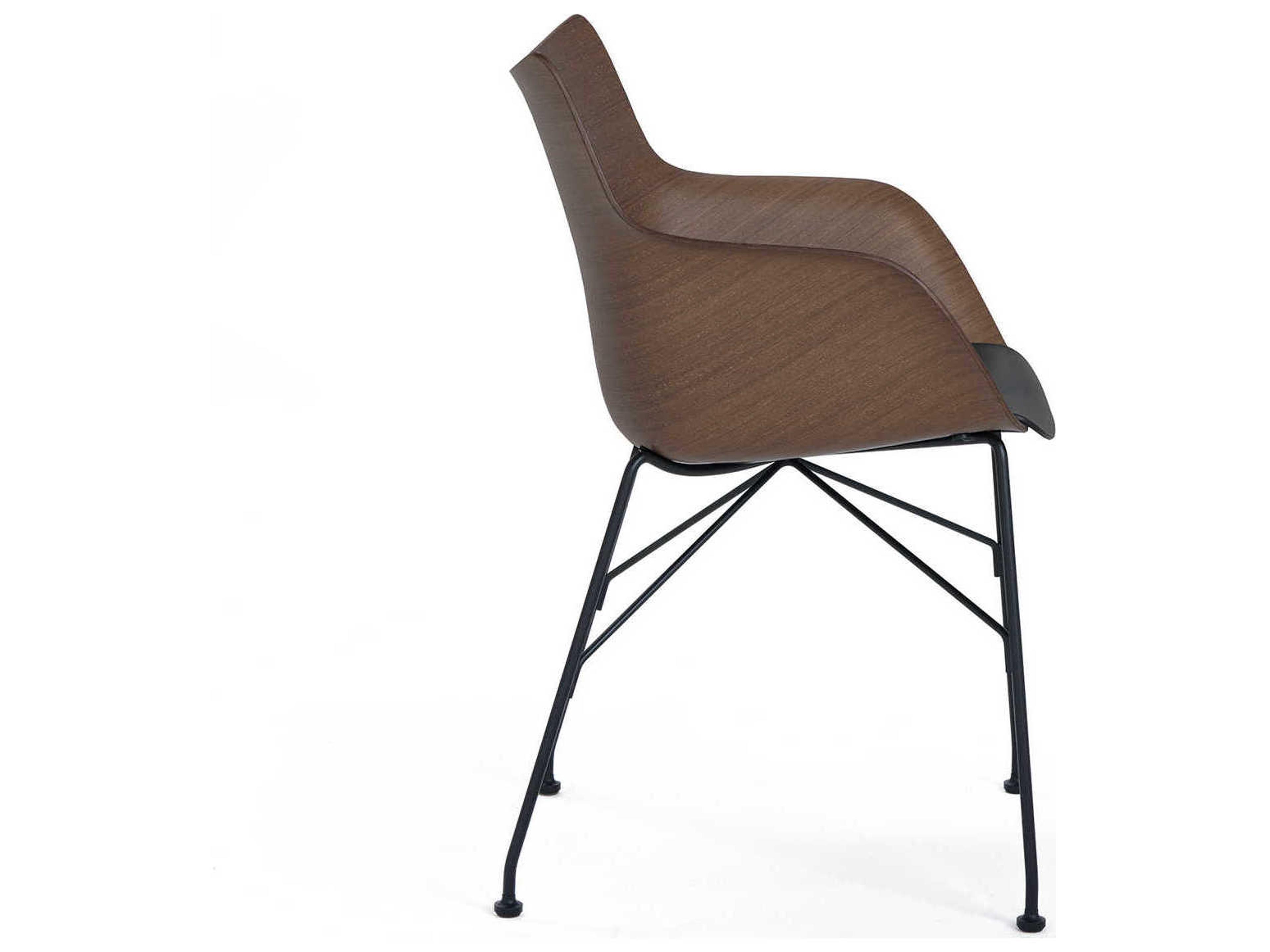 Kartell Q-wood Brown Computer Office Chair