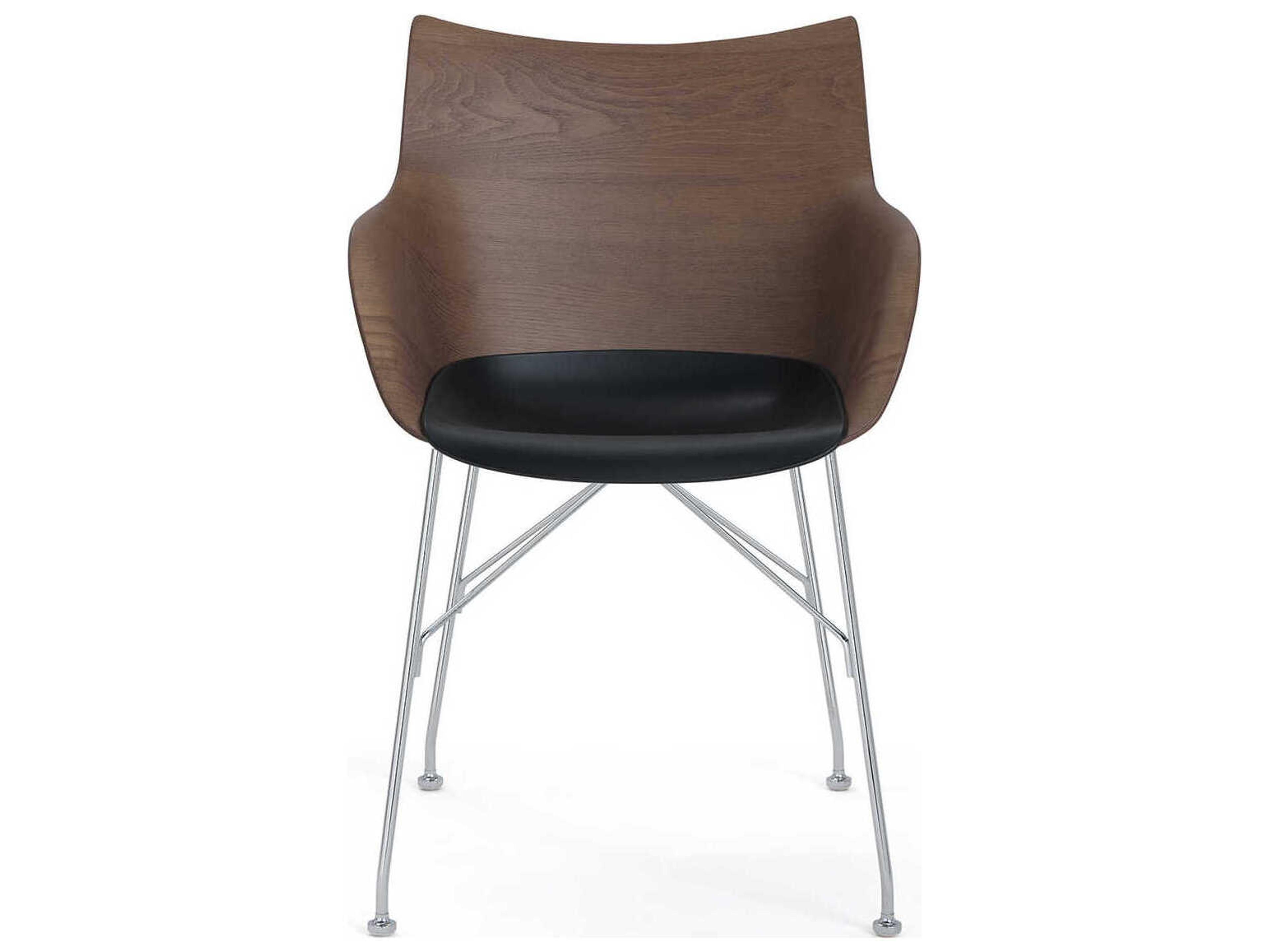 Kartell Q-wood Brown Computer Office Chair