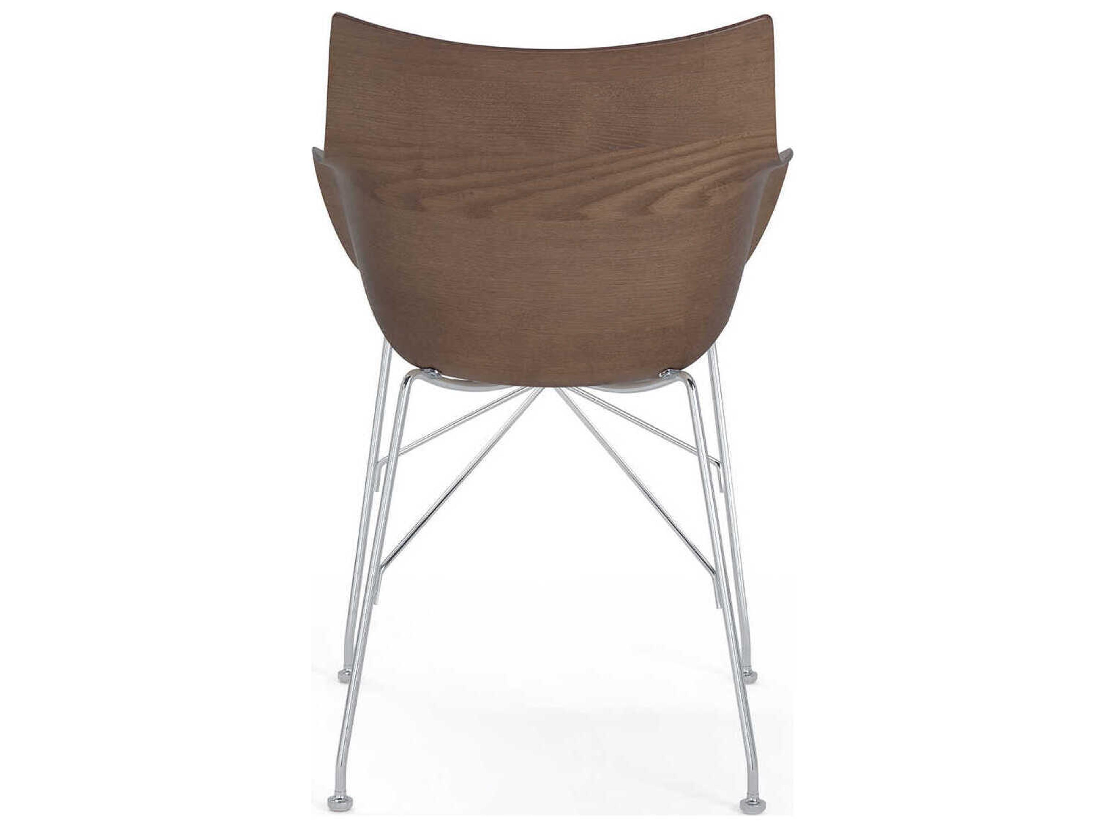 Kartell Q-wood Brown Computer Office Chair