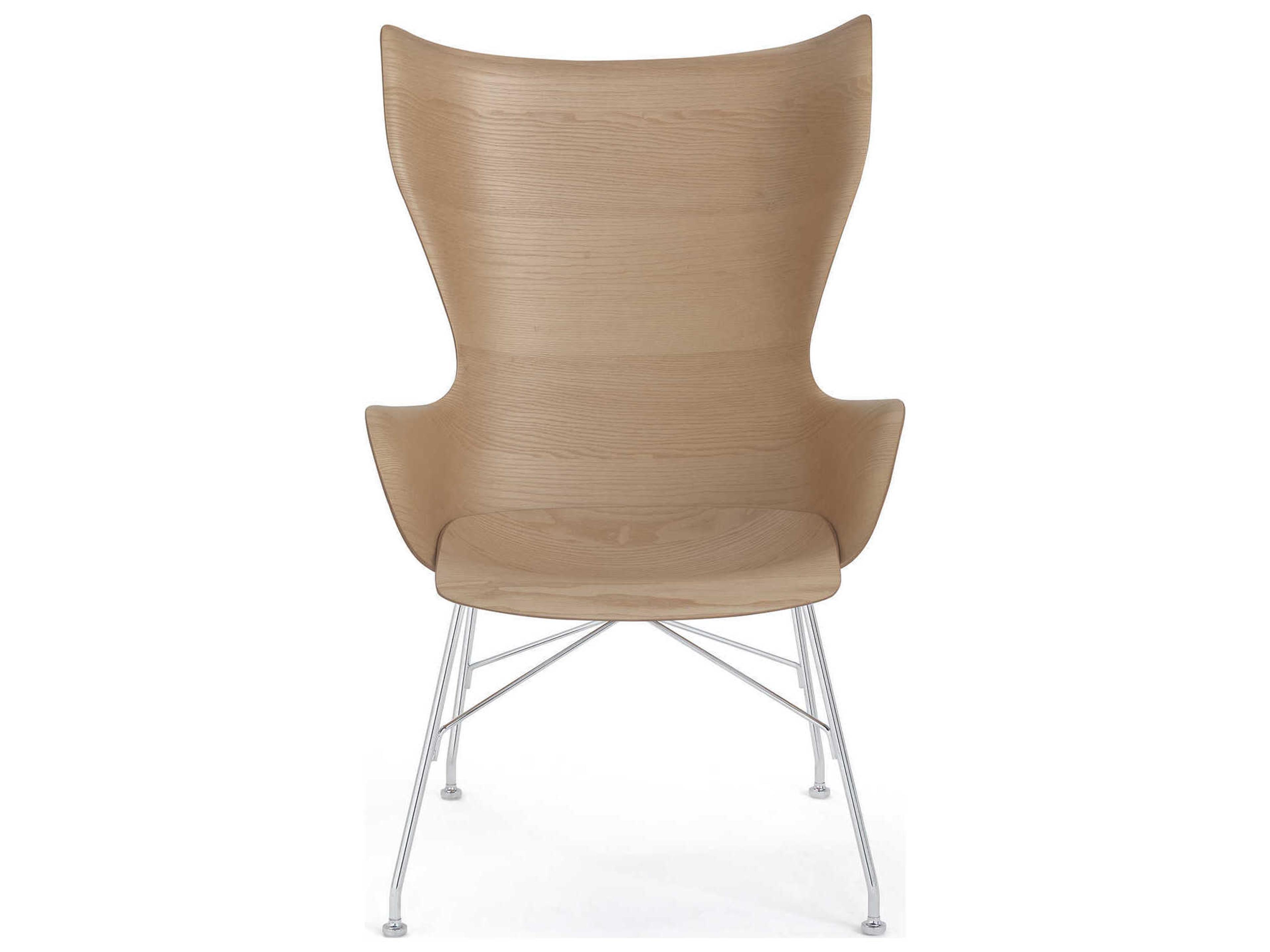 Kartell K-wood Brown Accent Chair