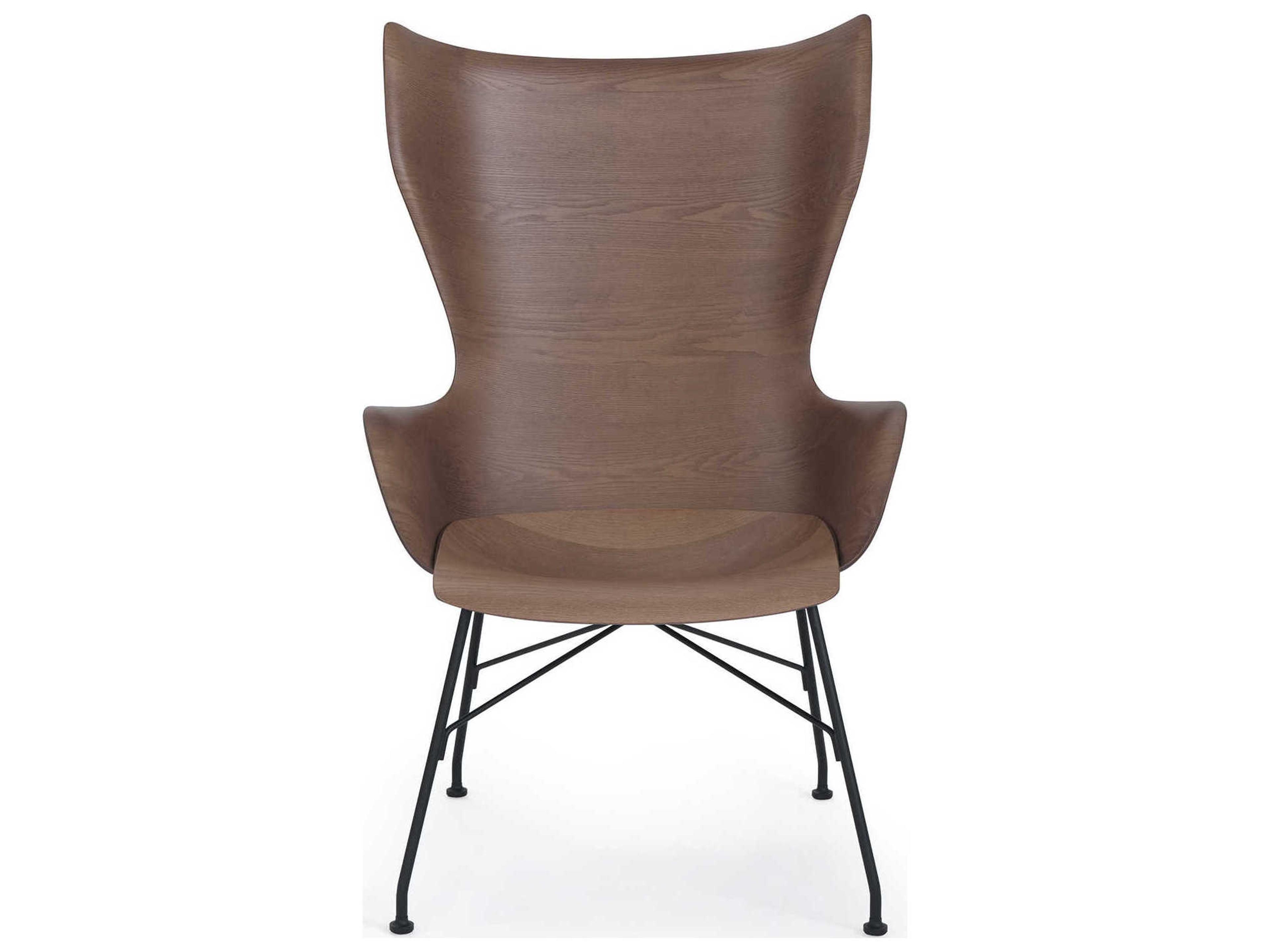 Kartell K-wood Black Accent Chair