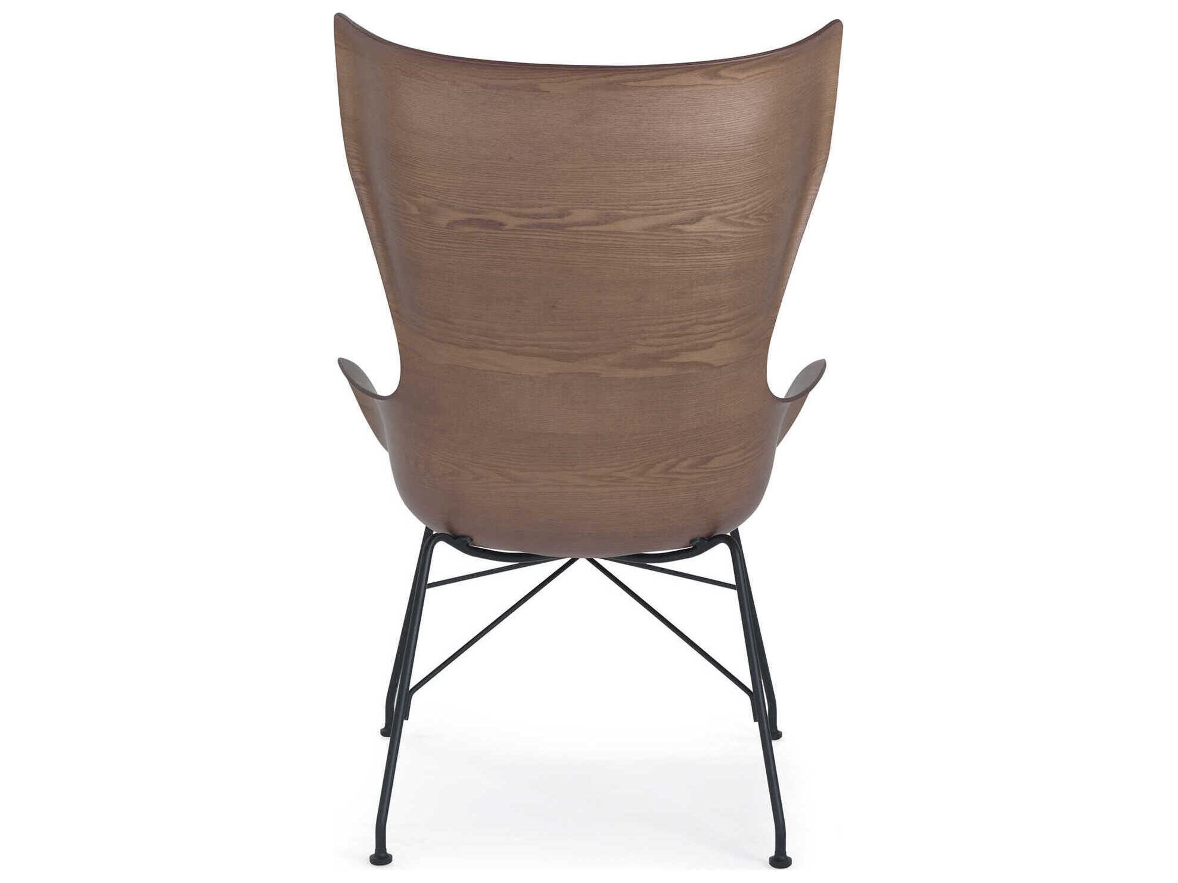 Kartell K-wood Black Accent Chair