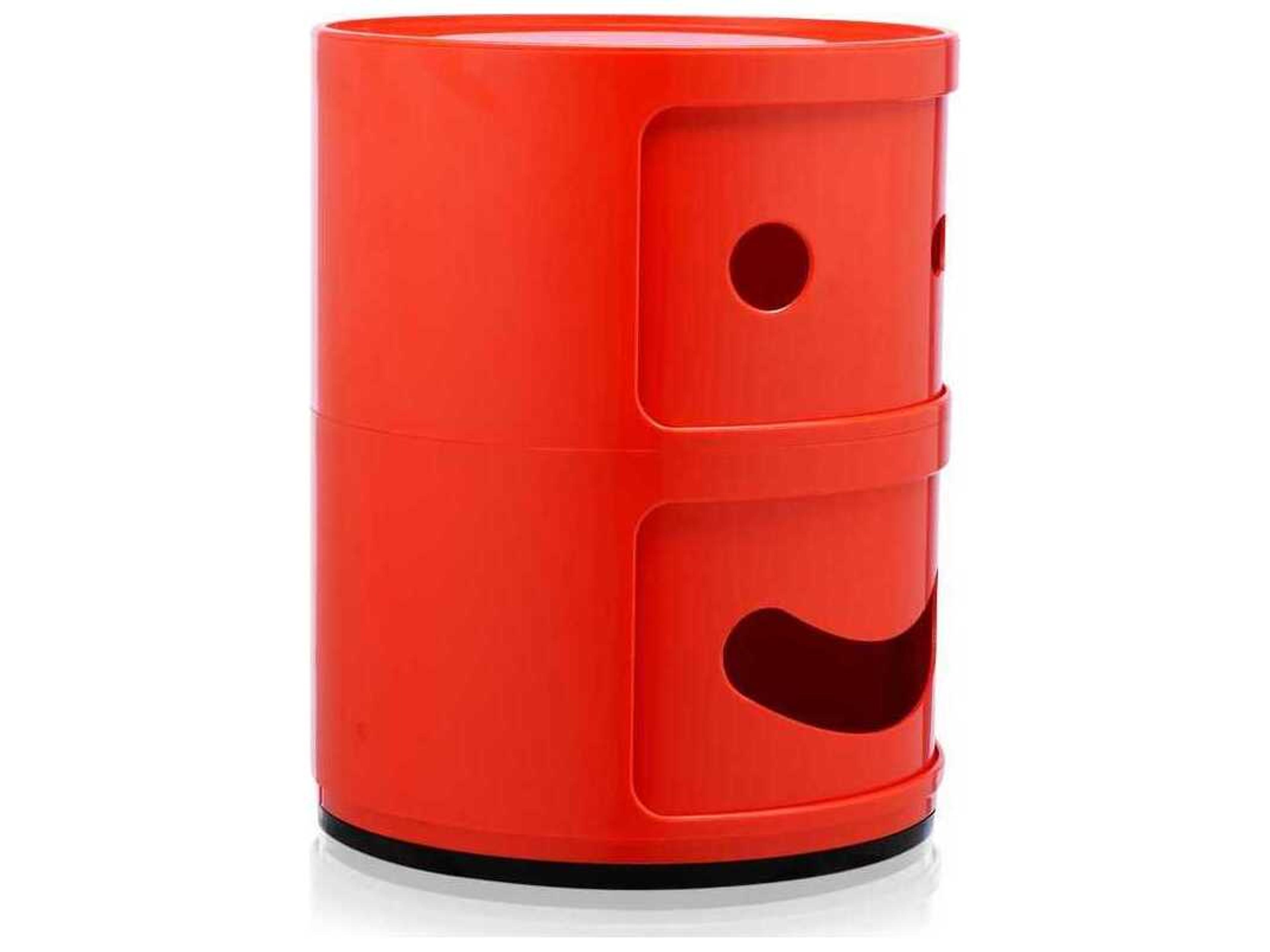 Kartell Componibili Smile Red "ink" File Cabinet