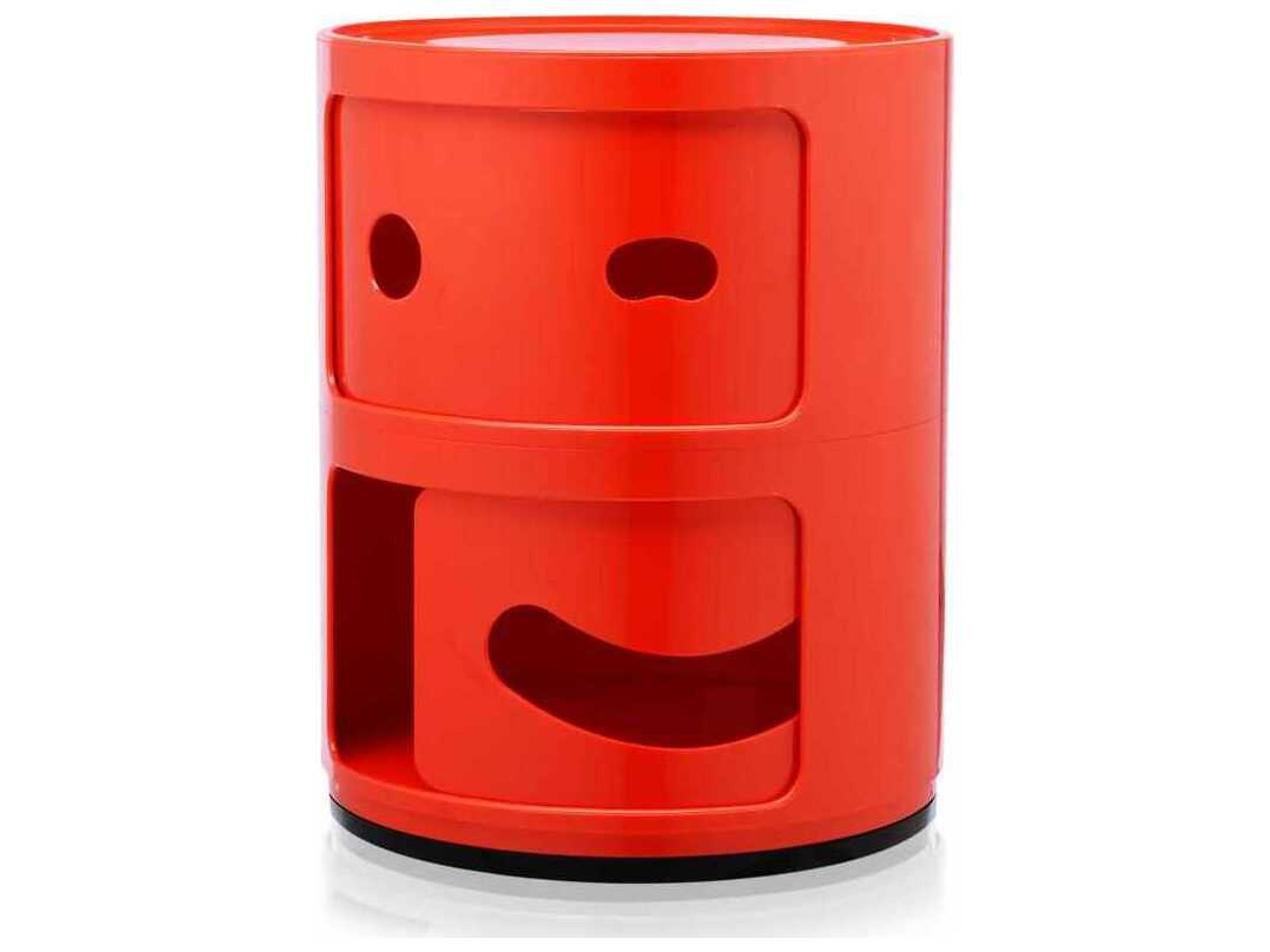 Kartell Componibili Smile Red "ink" File Cabinet
