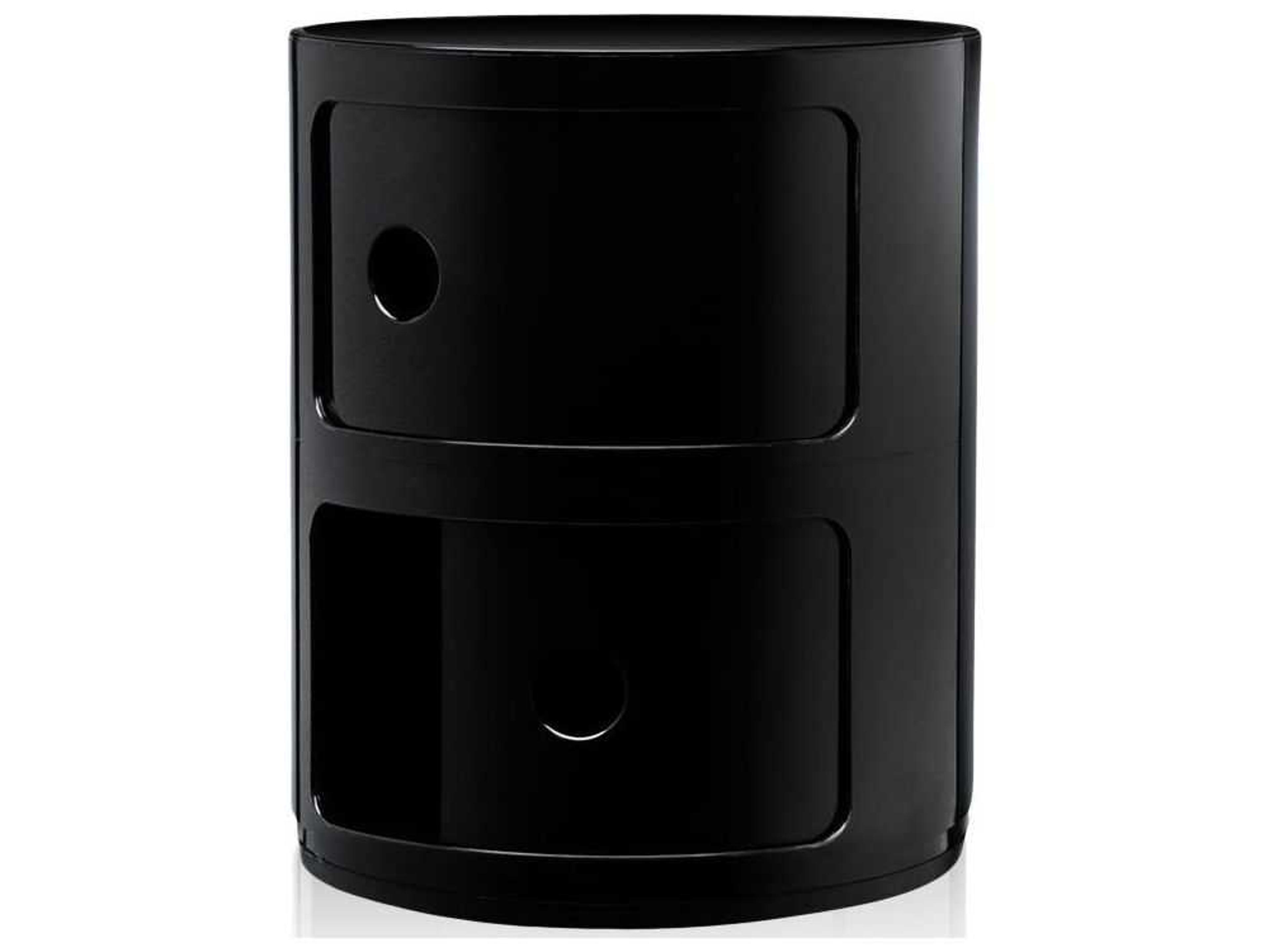 Kartell Componibili Black File Cabinet