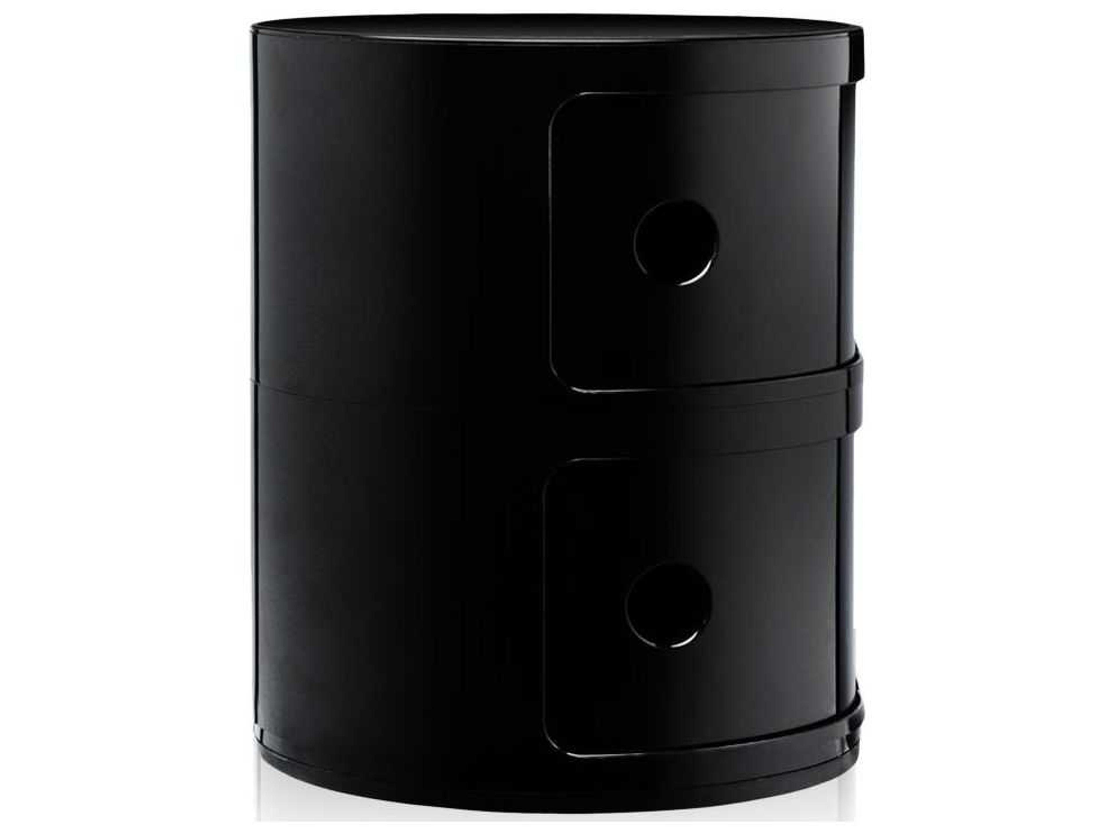 Kartell Componibili Black File Cabinet