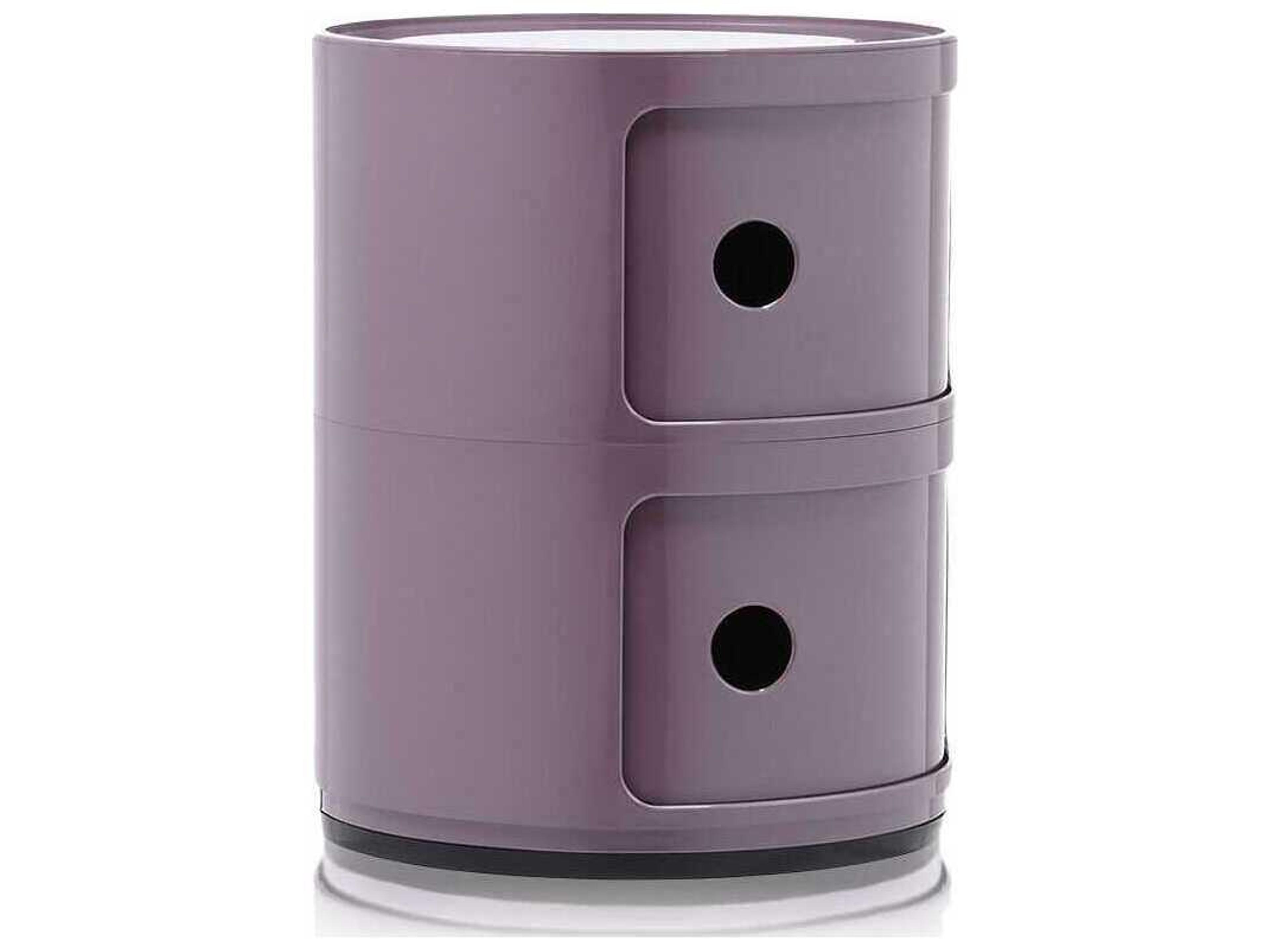 Kartell Componibili Violet File Cabinet