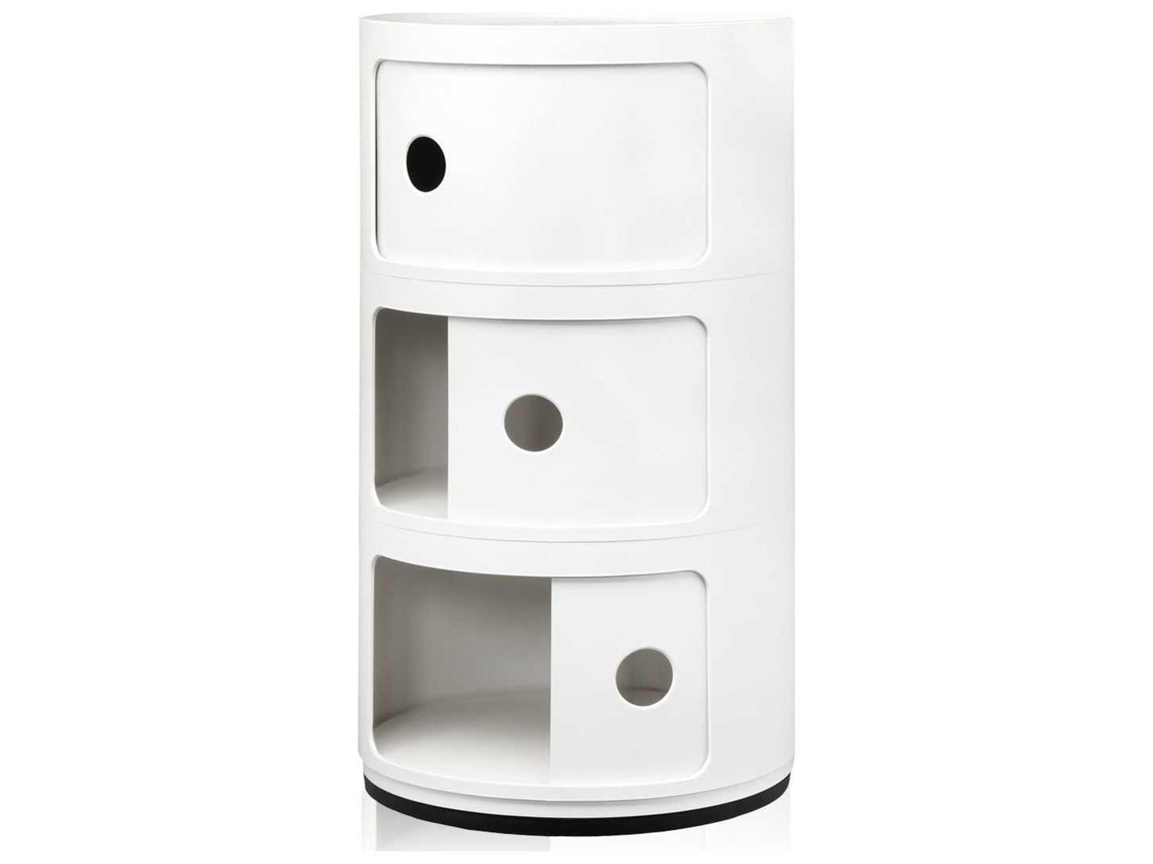 Kartell Componibili White File Cabinet