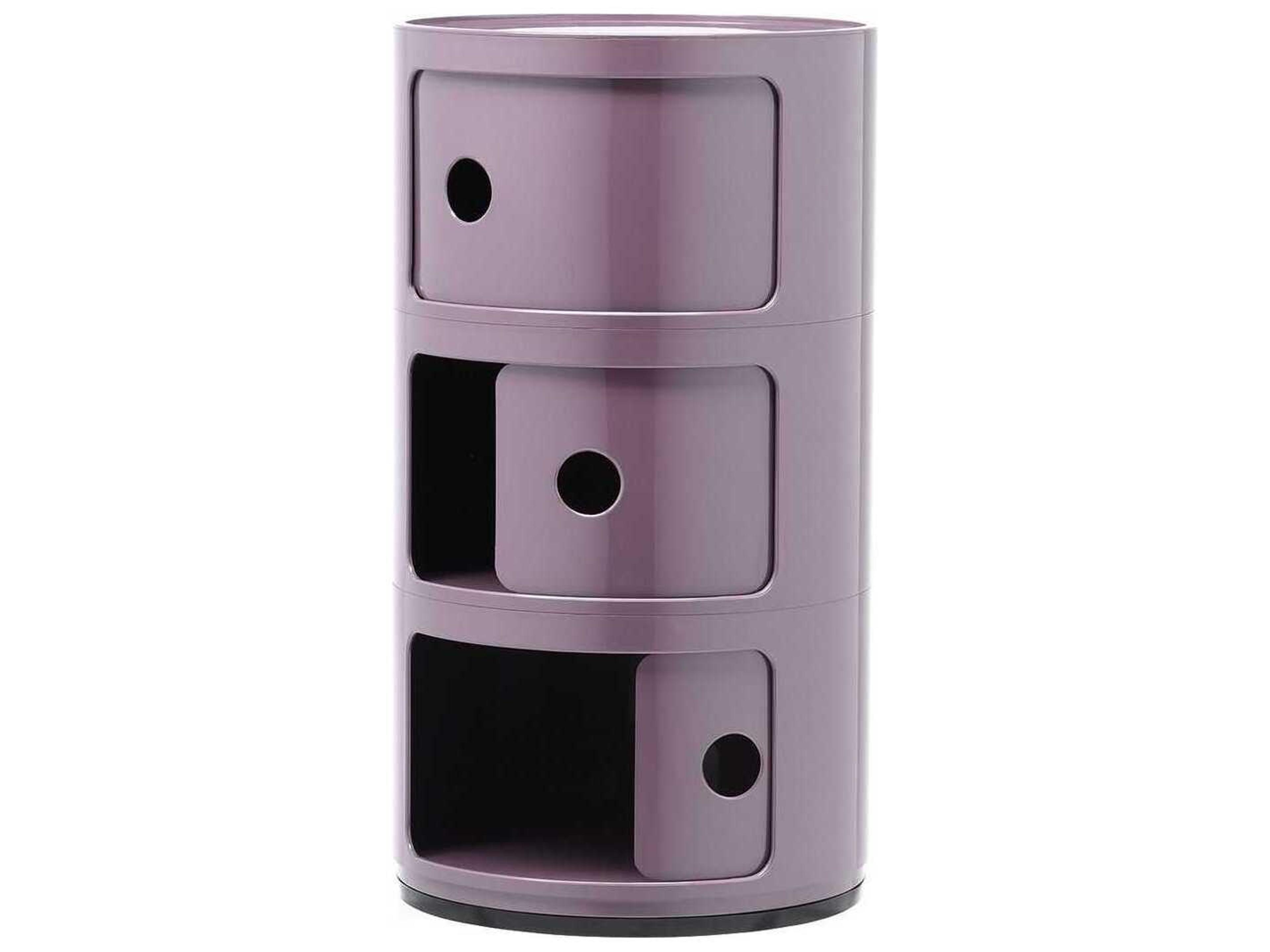 Kartell Componibili Violet File Cabinet