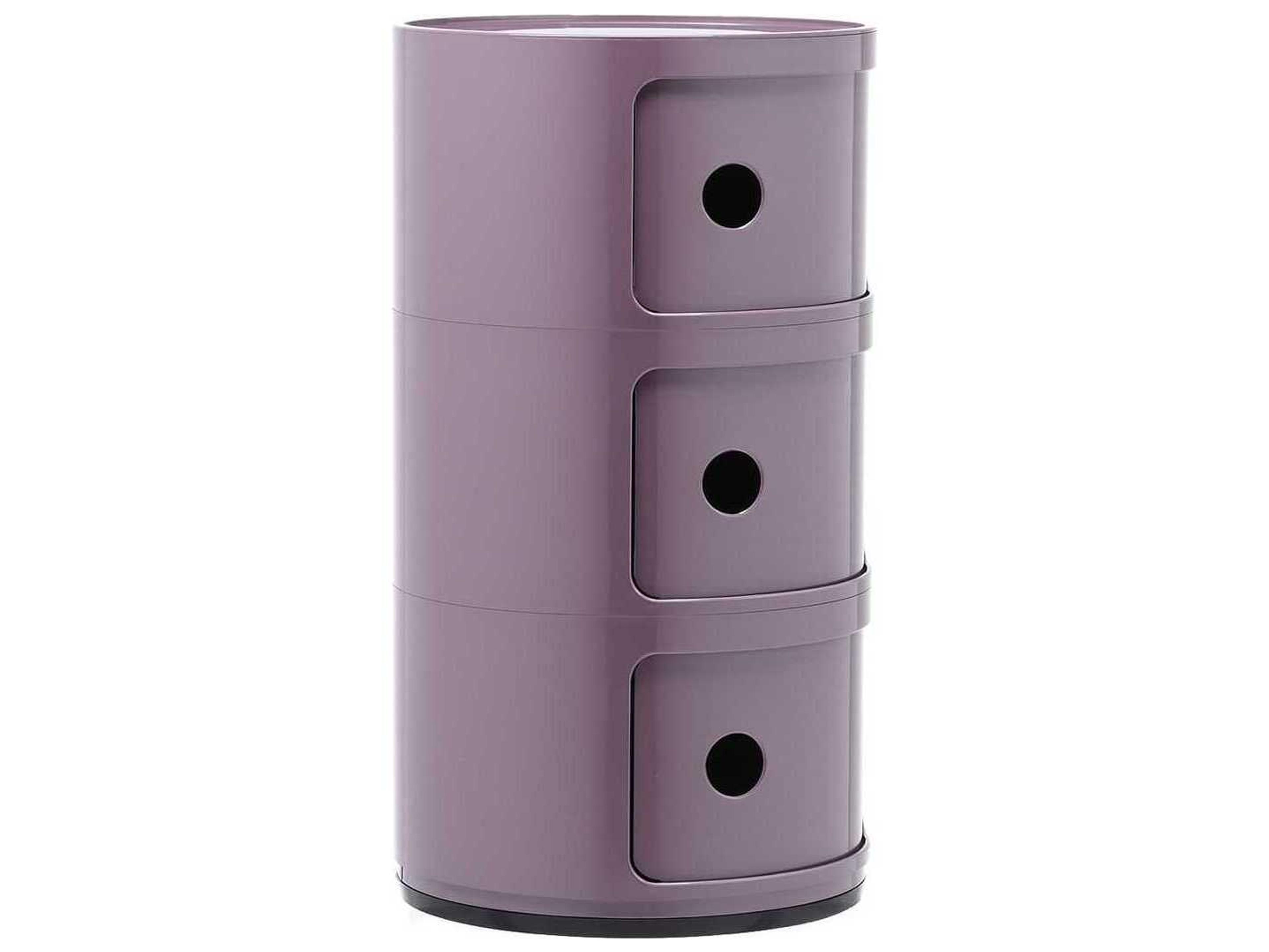 Kartell Componibili Violet File Cabinet
