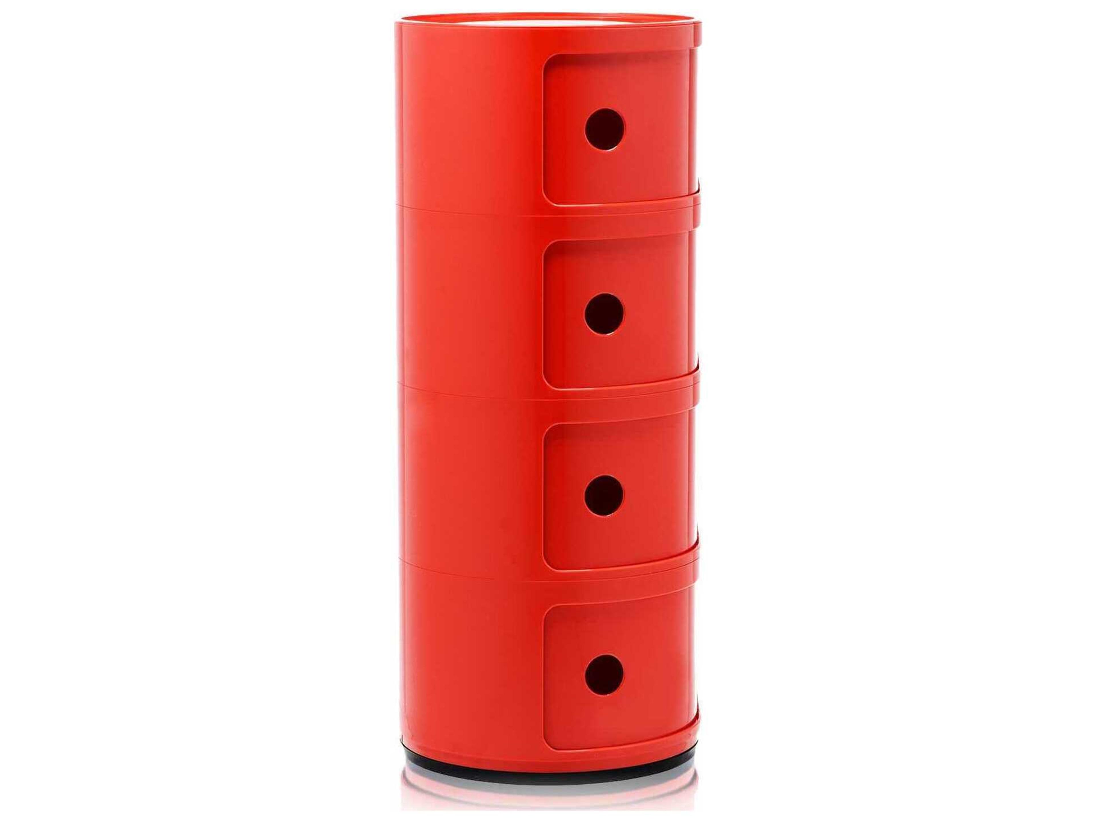 Kartell Componibili Red File Cabinet