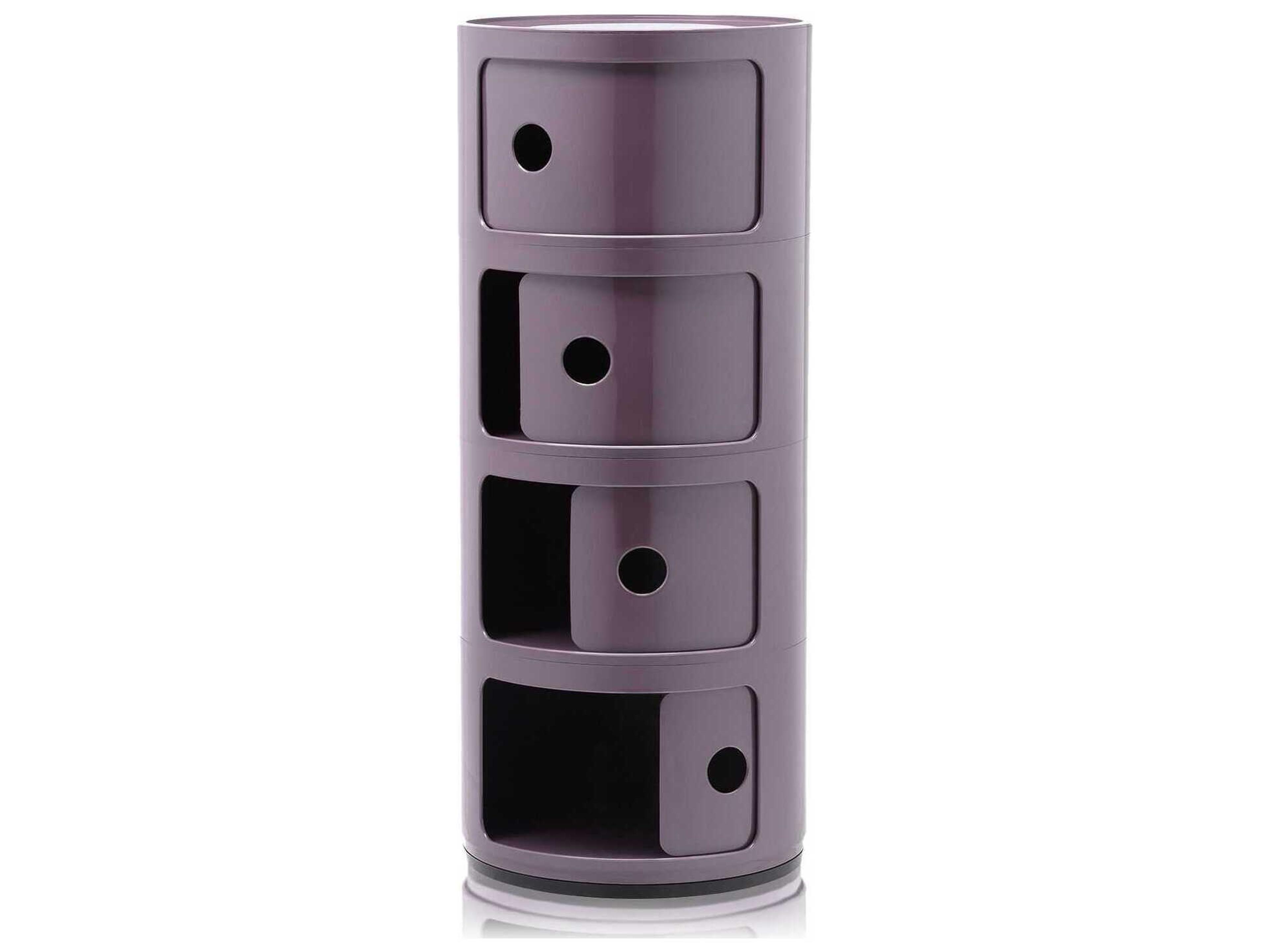 Kartell Componibili Purple File Cabinet