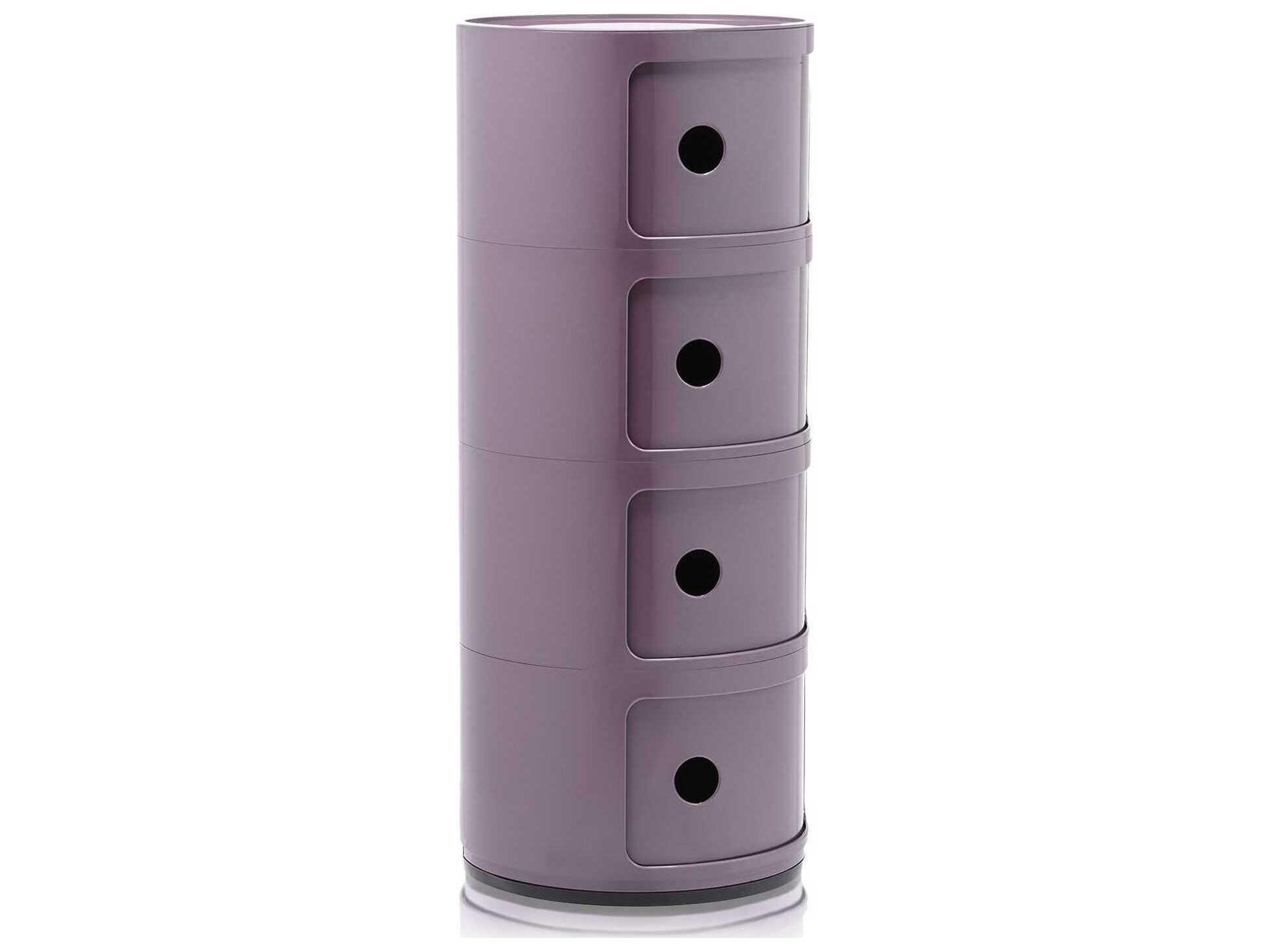 Kartell Componibili Purple File Cabinet