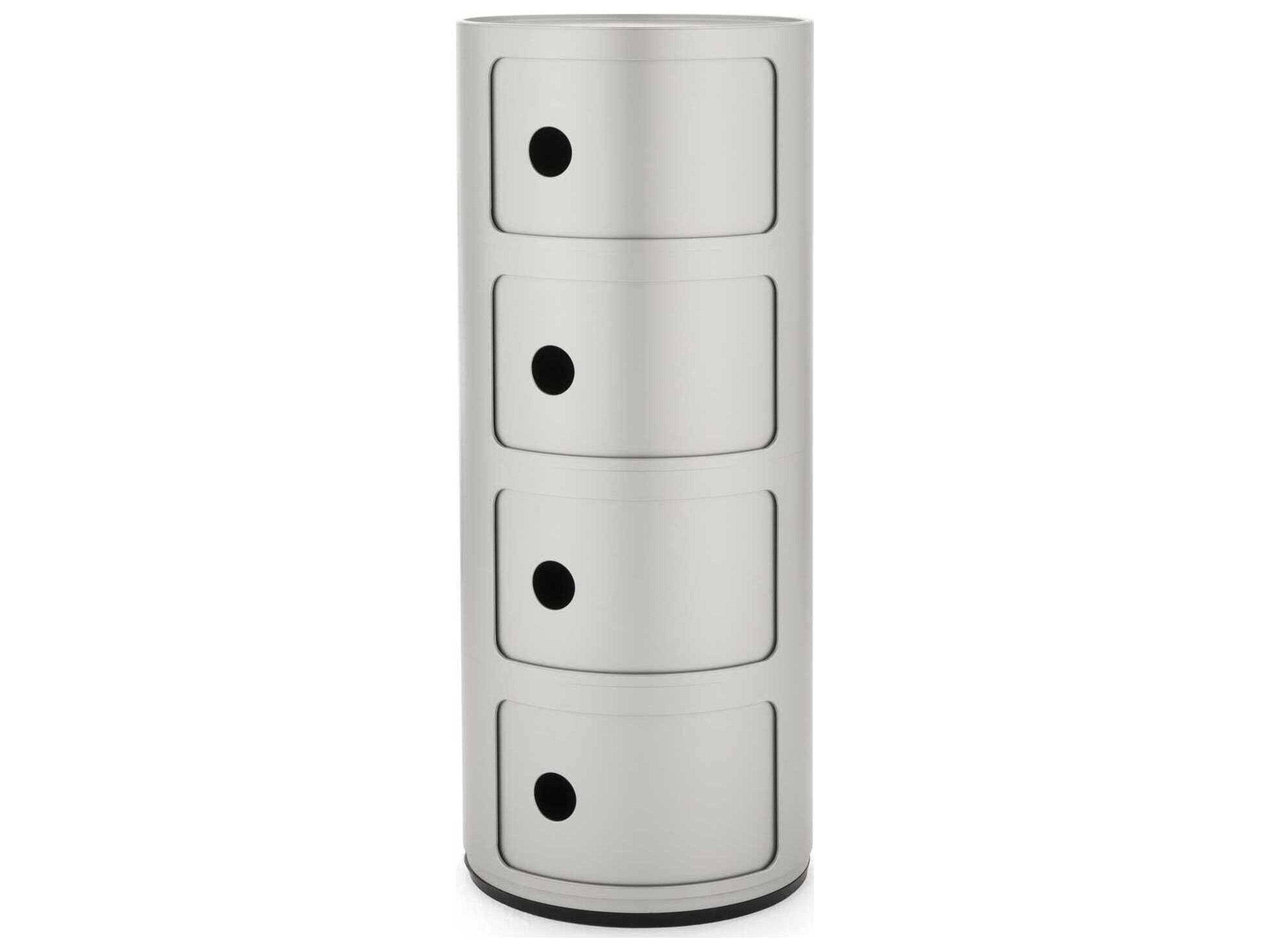 Componibili Recycled Storage Unit Silver