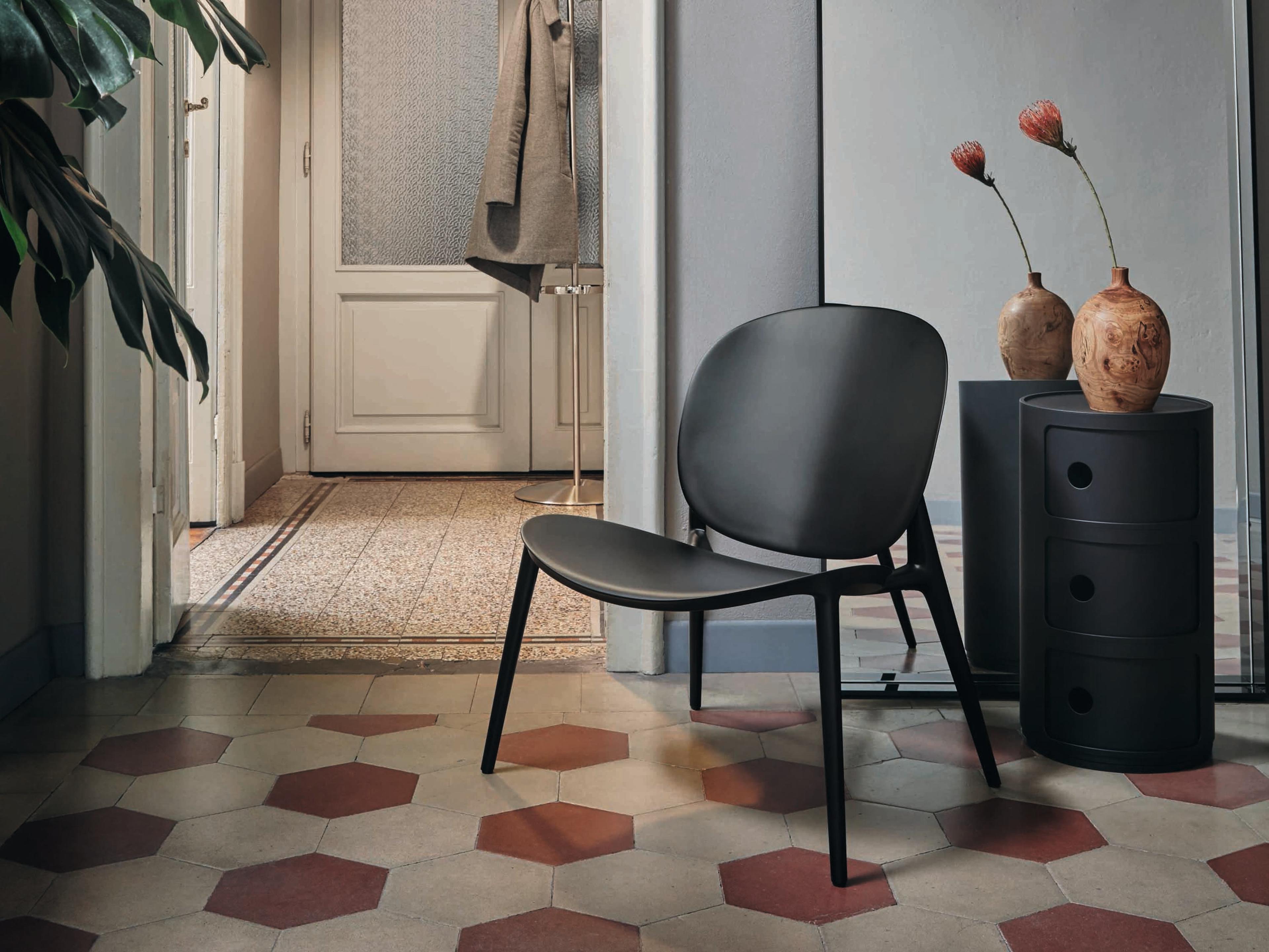 Kartell Componibili Recycled Matte Black File Cabinet