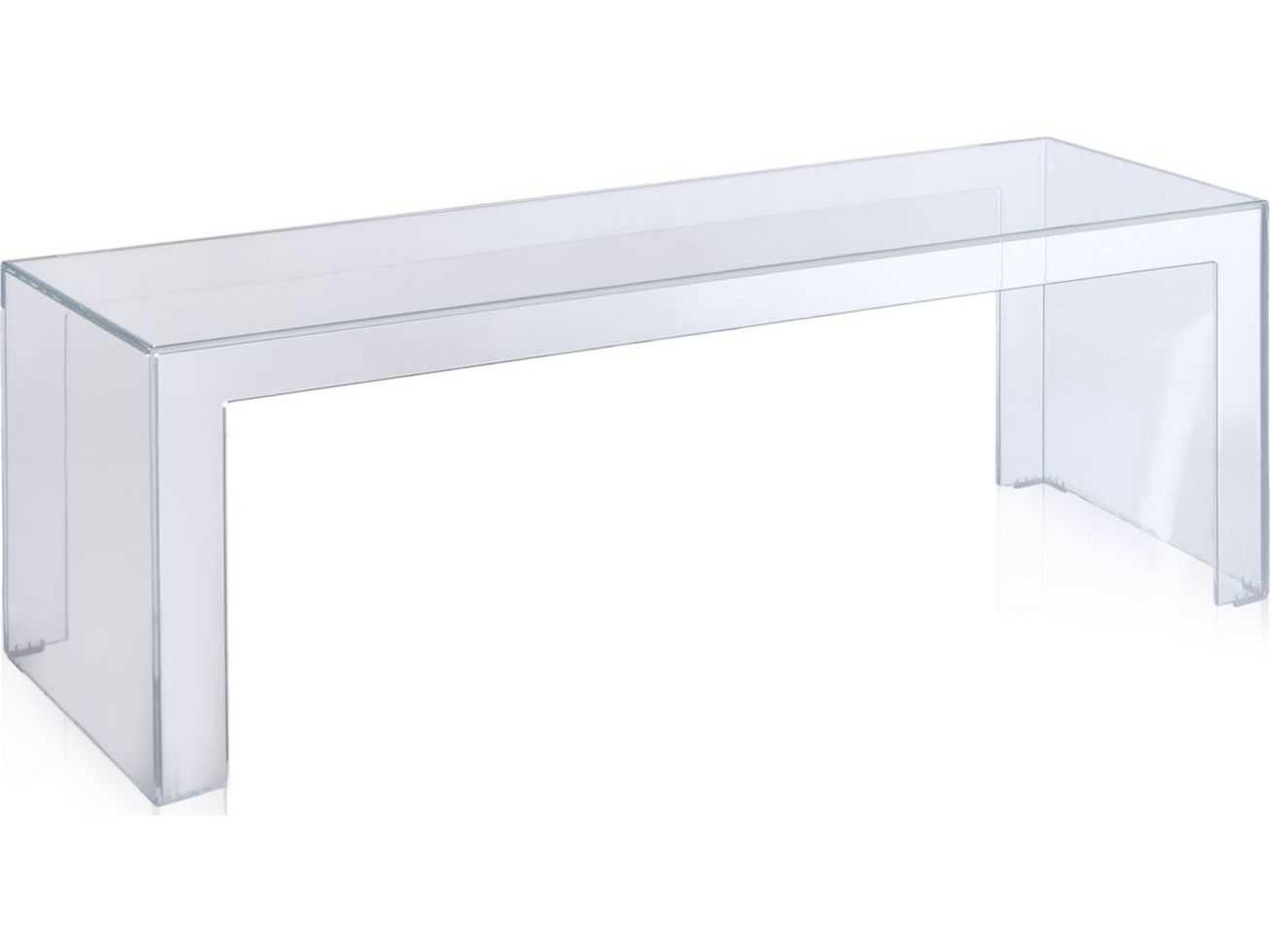 Invisible Side Table Rectangular Modern