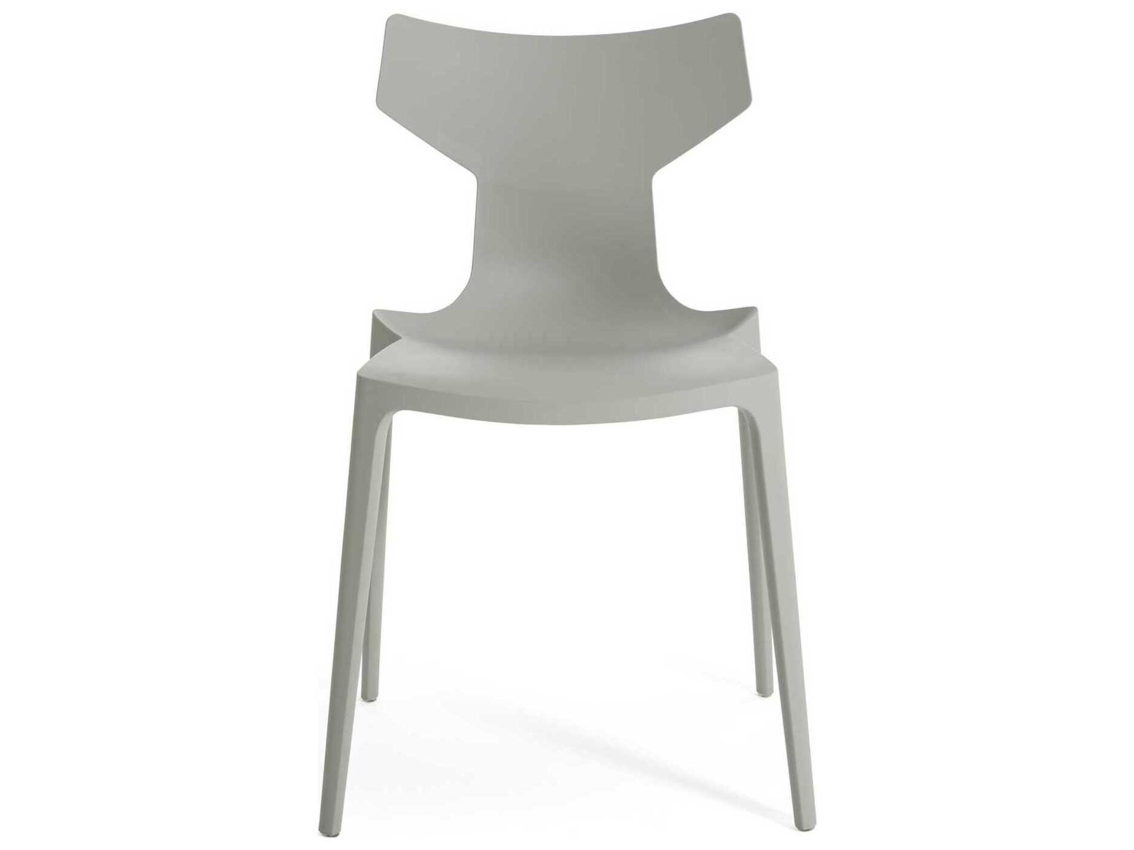 Kartell Re-chair Gray Side Dining Chair  (Sold in 2)