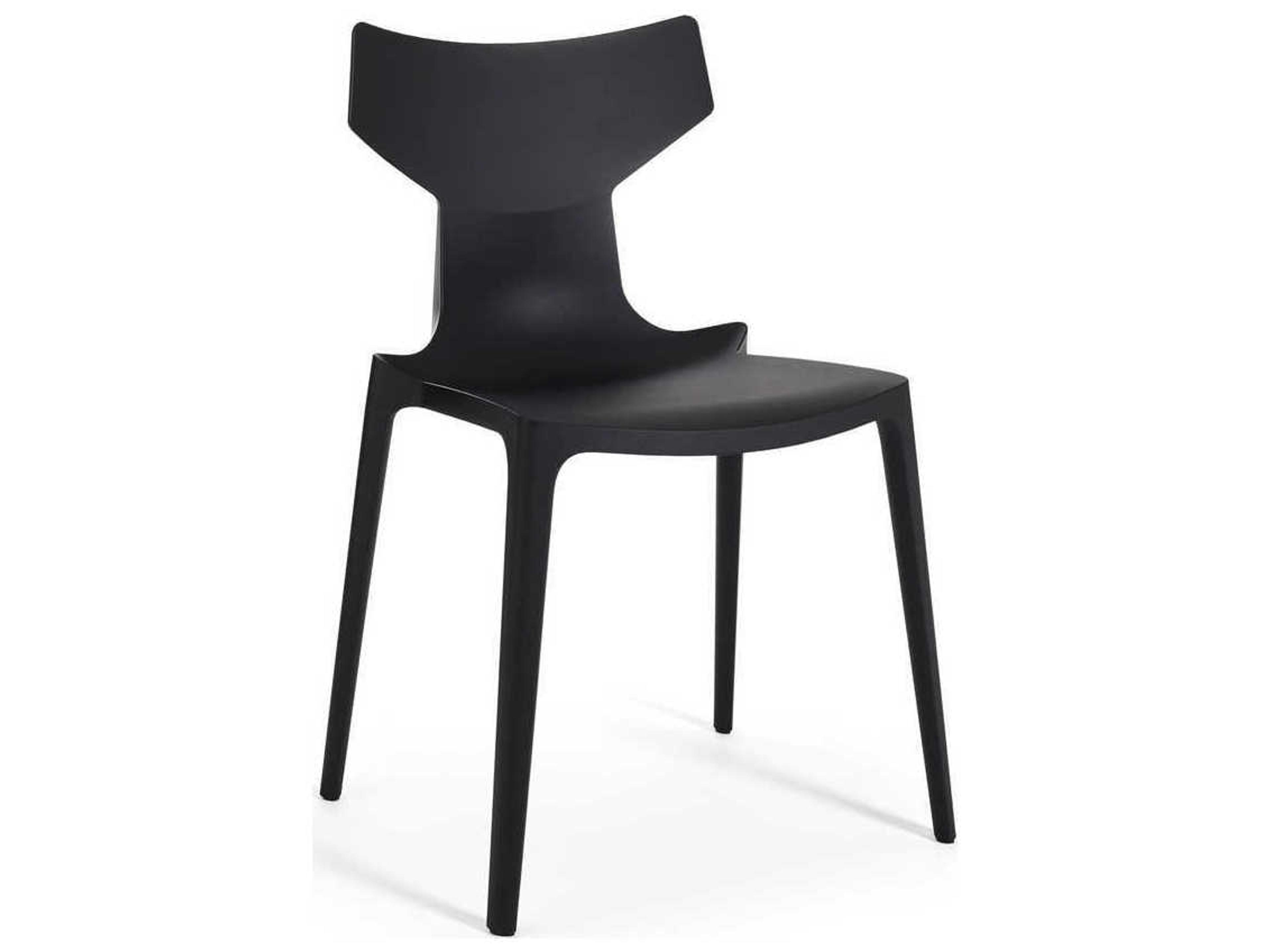 Re-chair Black Side Dining Chair  (Sold in 2)