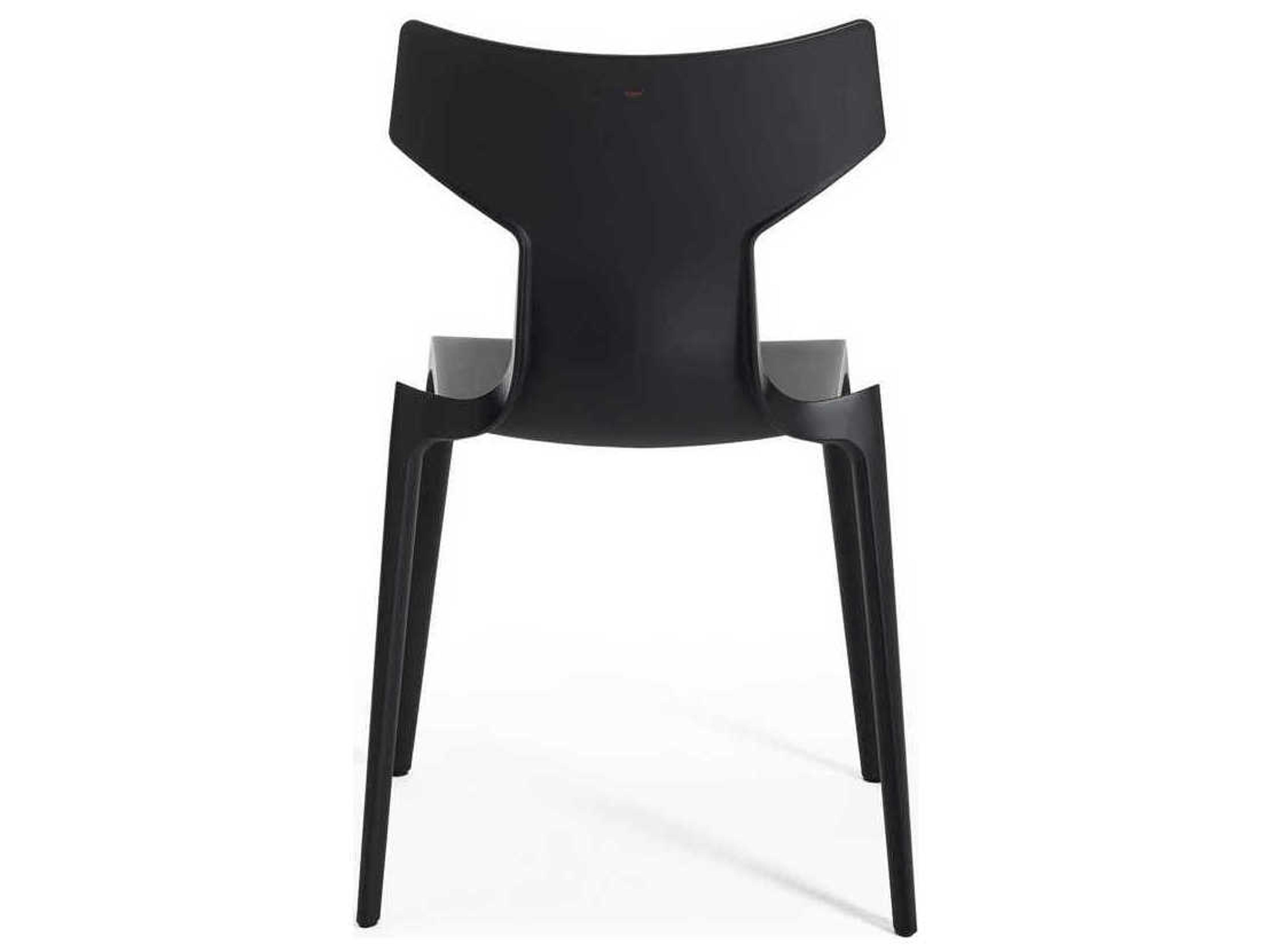 Kartell Re-chair Black Side Dining Chair  (Sold in 2)