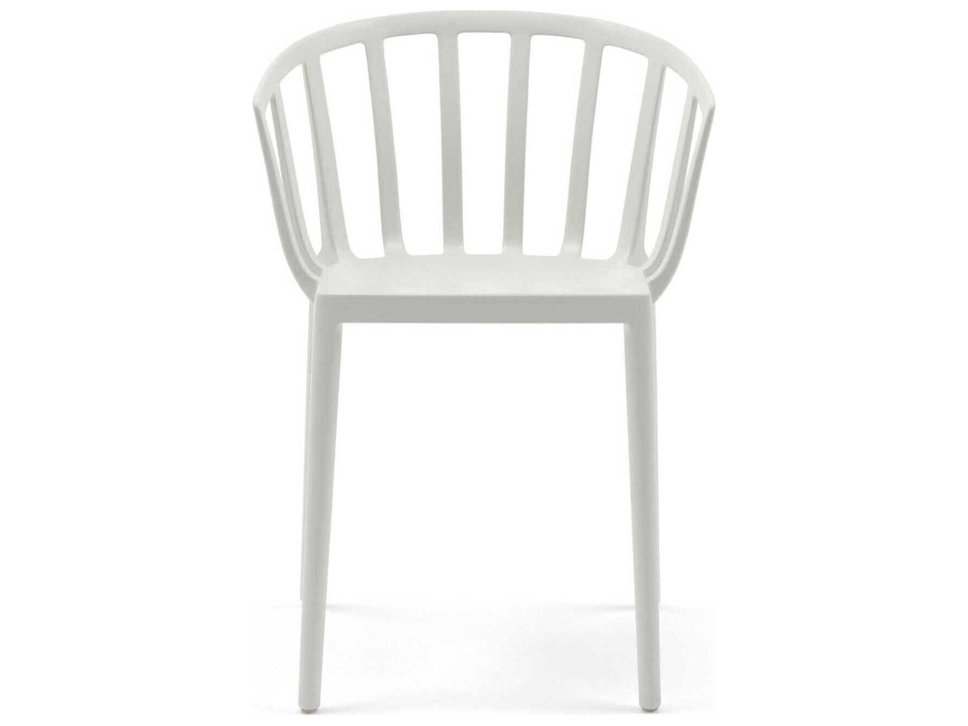Venice White Arm Dining Chair  (Sold in 2)