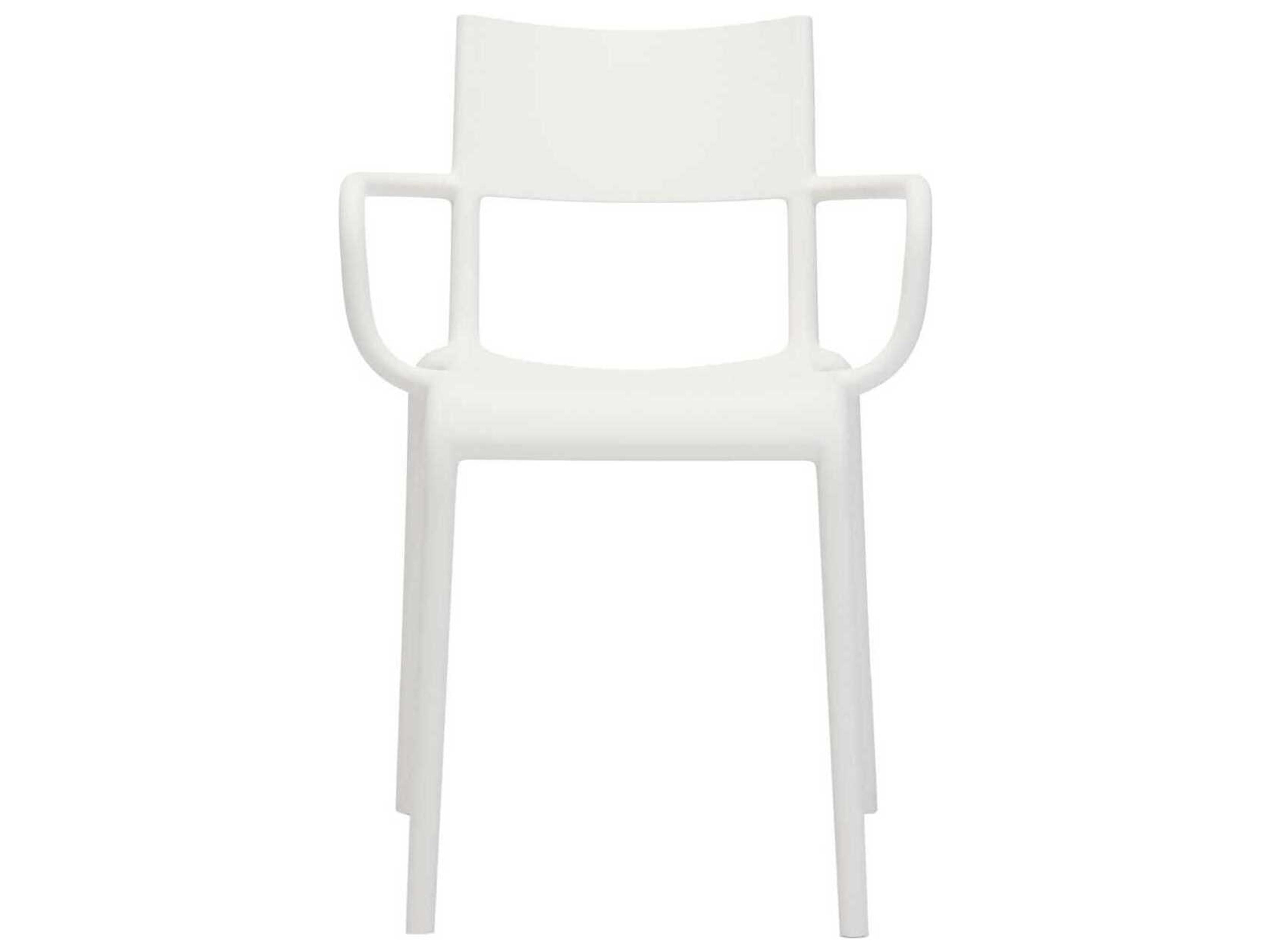 Generic A White Arm Dining Chair  (Sold in 2)