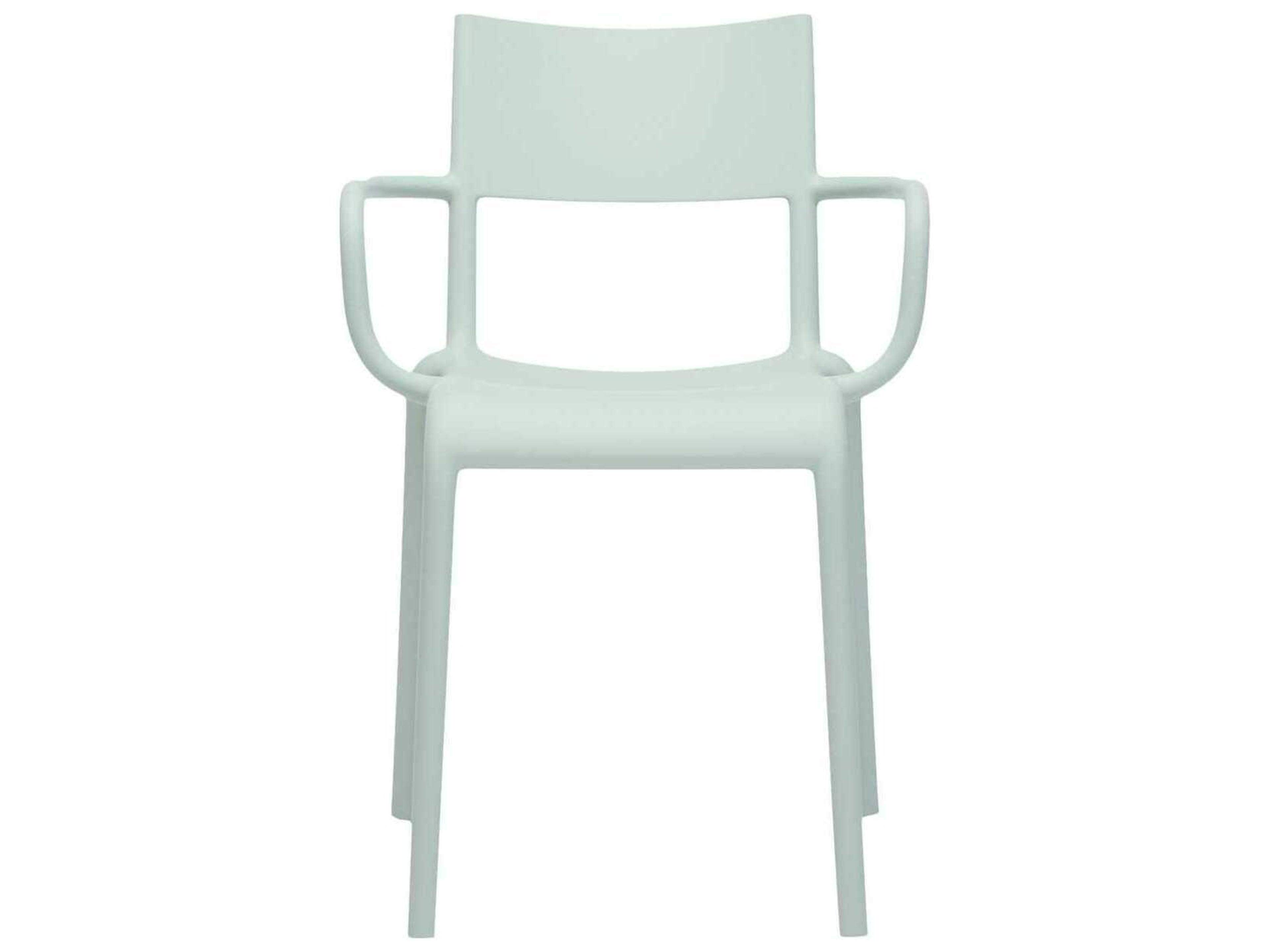 Kartell Generic A Green Arm Dining Chair  (Sold in 2)