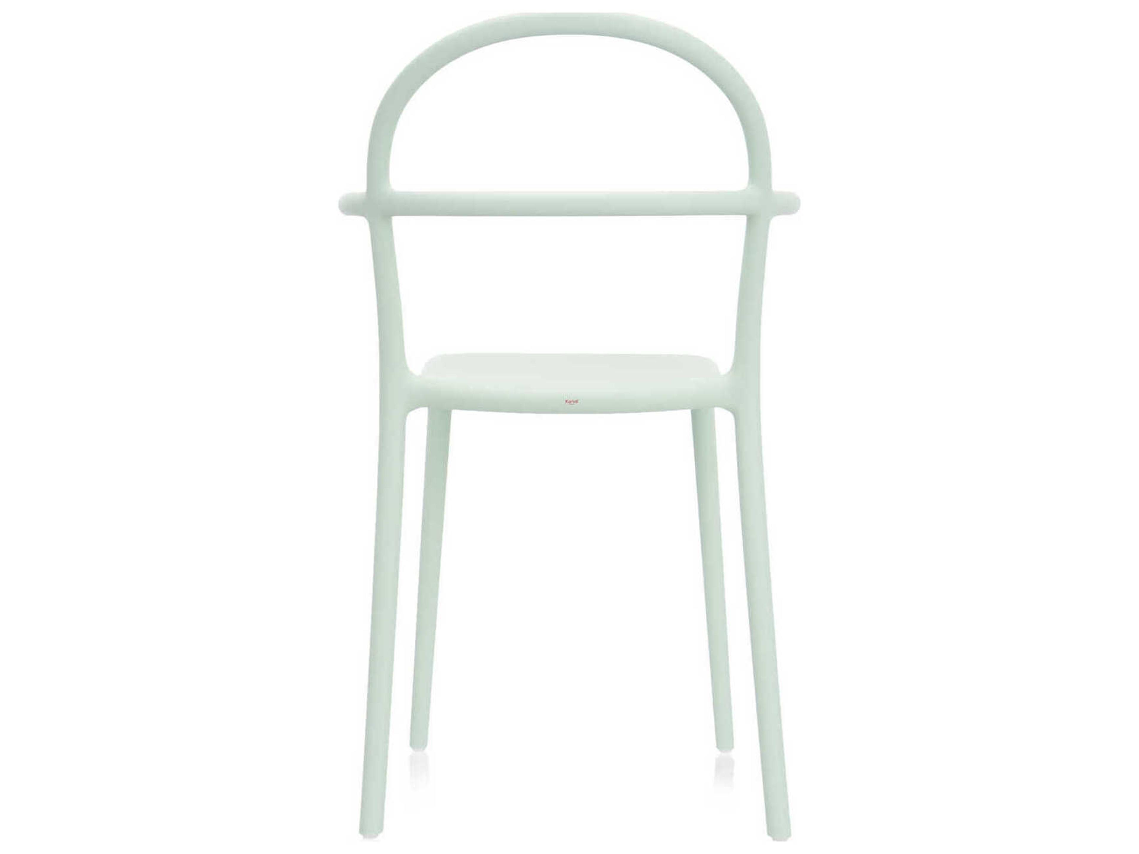 Kartell Generic C Green Arm Dining Chair  (Sold in 2)
