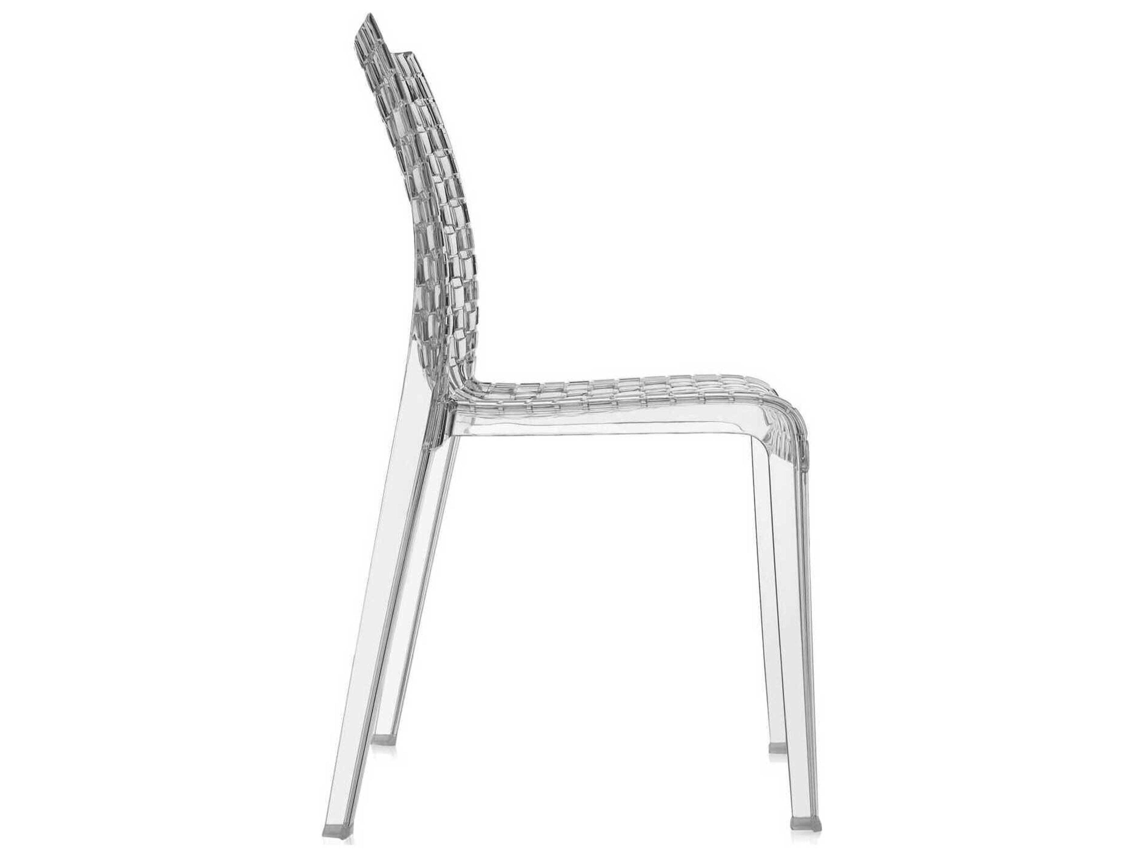 Kartell Ami Clear Side Dining Chair  (Sold in 2)